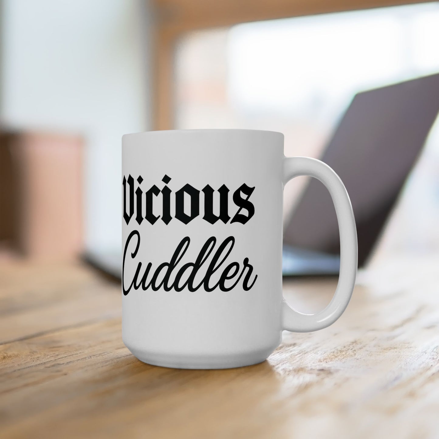 Vicious Cuddler Ceramic Mug - Unique Coffee Cup for Pet Lovers, Cute Gift for Birthdays and Holidays, Funny Drinking Mug, Adult Unisex T-Shirt