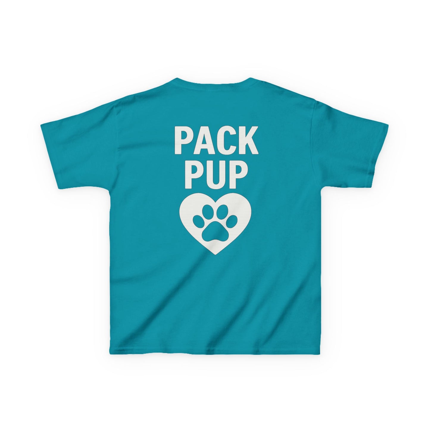 Pack Pup Youth Dog Shirt – Matching Family Rescue Tee – Front Pack Member Logo – Back Pack Pup Design – Gildan 5000B Heavy Cotton – Kid’s Two-Sided Rescue Shirt – Animal Shelter Support – Dog Lover Gift – Pack Collection, Adult Unisex T-Shirt