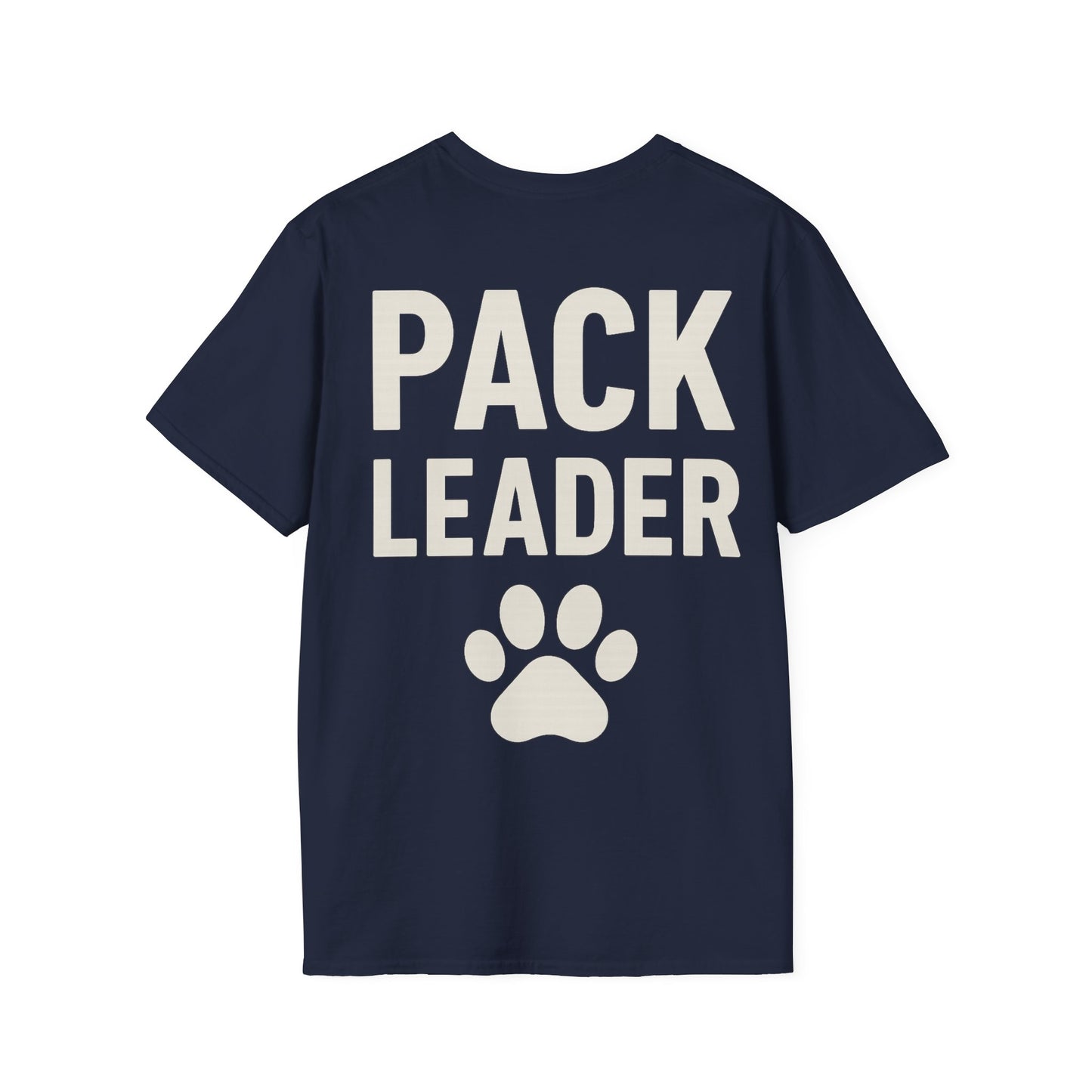 Pack Leader Dog T-Shirt – Two Sided Rescue Tee – Front Pack Member Logo – Back Pack Leader Design – Matching Family Rescue Apparel – Pitbull Dog Lover Gift – Join the Pack Shirt – Parent Pack Alpha Tee, Adult Unisex T-Shirt