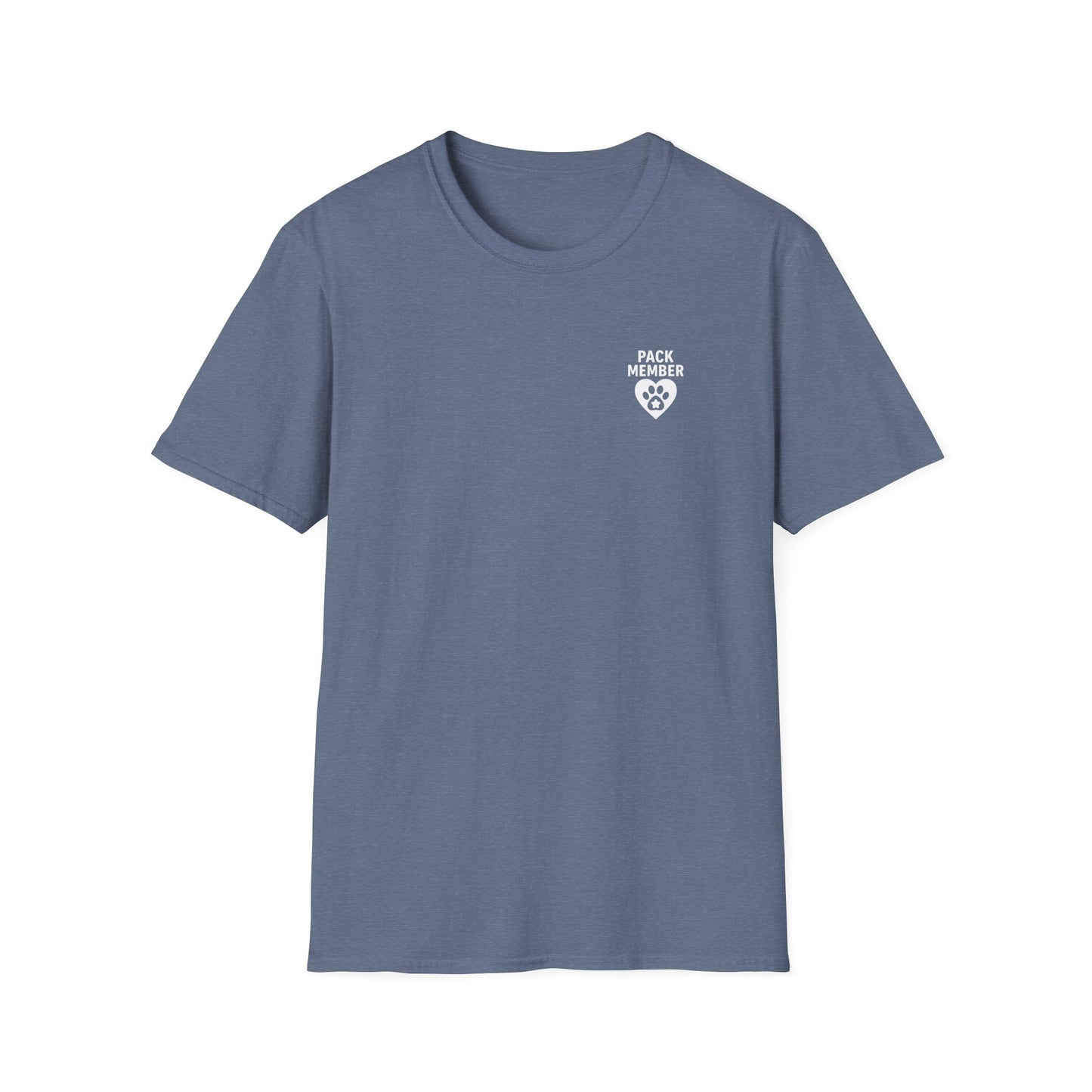 Healing Hearts Dog Shirt – Pitbull Rescue Tee – Pack Member Design, Adult Unisex T-Shirt