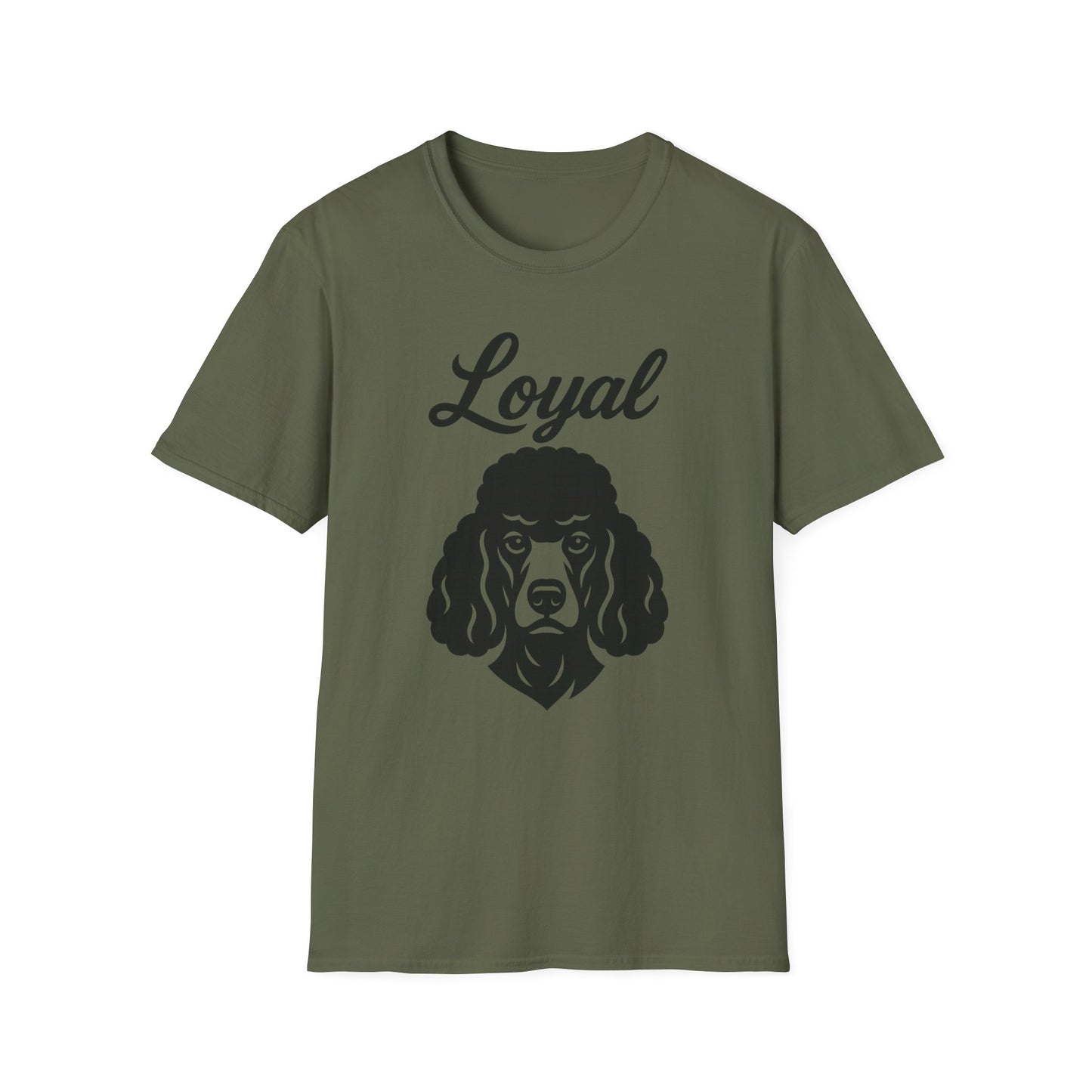 Loyal Poodle T-Shirt – Unisex Dog Lover Shirt for Adults Who Love Poodles