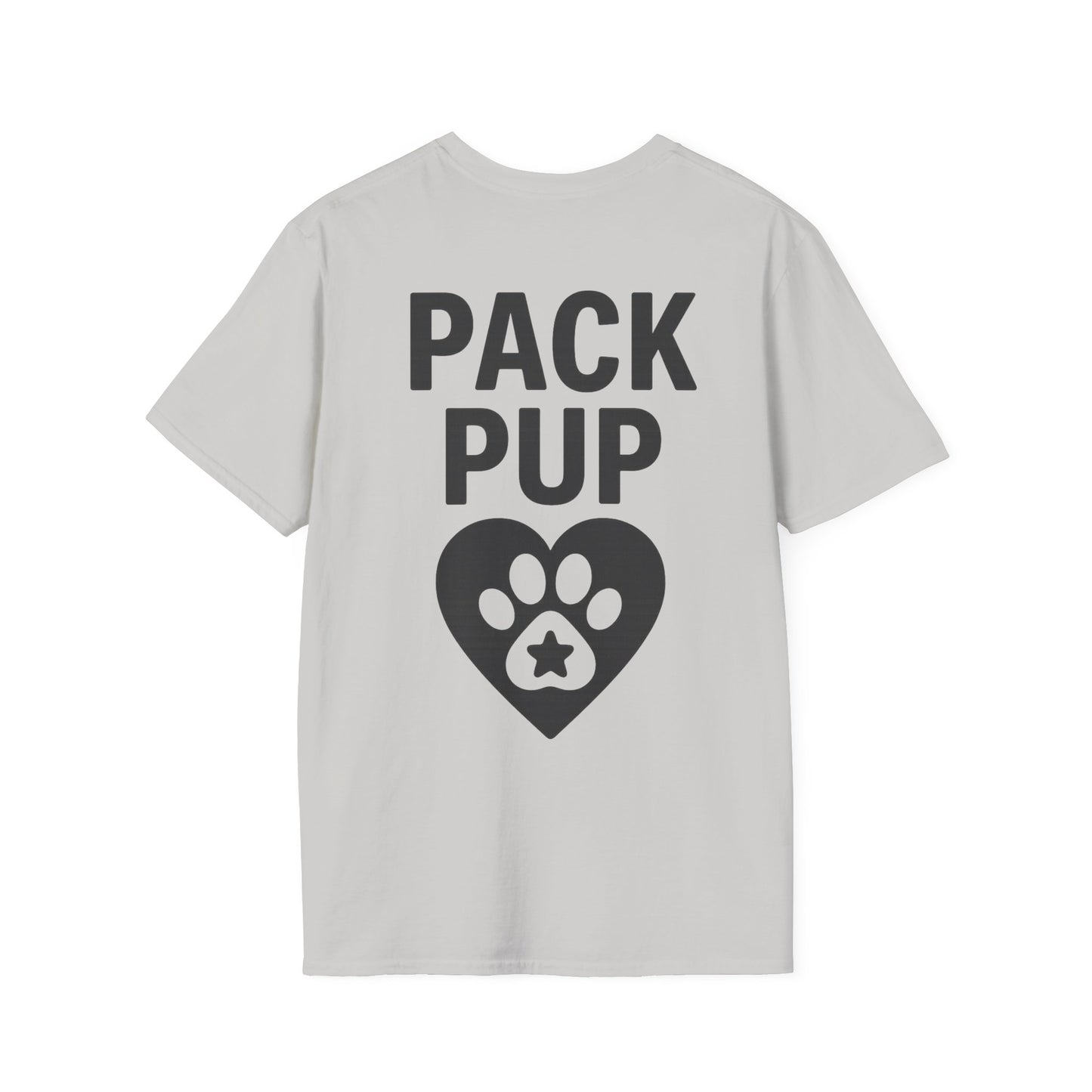 Pack Pup Rescue T-Shirt – Two Sided Dog Lover Tee – Front Pack Member Logo – Back Pack Pup Design – Gildan 64000 Unisex Fit – Matching Family Rescue Apparel – Older Kids or Teens – Animal Shelter Support – Full Pack Set, Adult Unisex T-Shirt