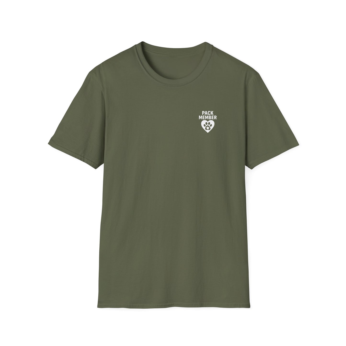 Healing Hearts Dog Shirt – Pitbull Rescue Tee – Pack Member Design, Adult Unisex T-Shirt