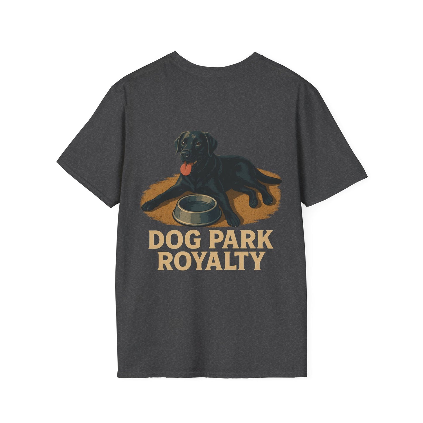 Dog Park Royalty T-Shirt for Dog Lovers – Funny Black Lab Graphic Tee | Rescue Dog Park Shirt for Men & Women | Animal Rescue Apparel, Adult Unisex T-Shirt