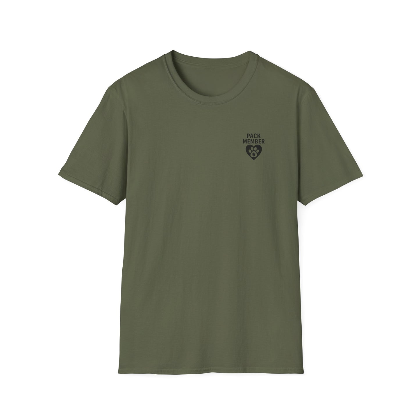 Pack Leader Dog T-Shirt – Two Sided Rescue Tee – Front Pack Member Logo – Back Pack Leader Design – Matching Family Rescue Apparel – Pitbull Dog Lover Gift – Join the Pack Shirt – Parent Pack Alpha Tee