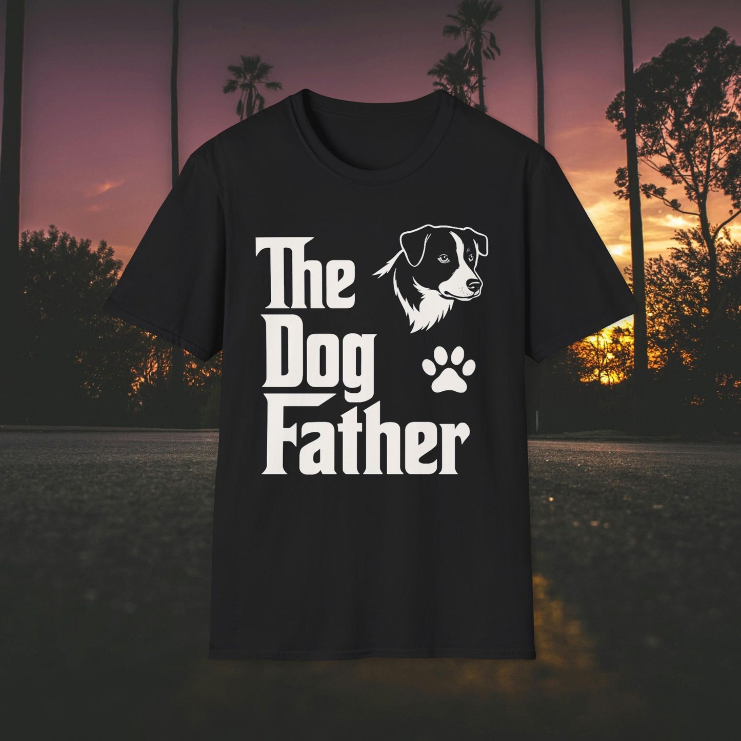 The Dog Father Unisex Adult T-Shirt, Pet Lover Gift, Dog Dad Apparel, Father's Day Gift, Casual Dog T-Shirt