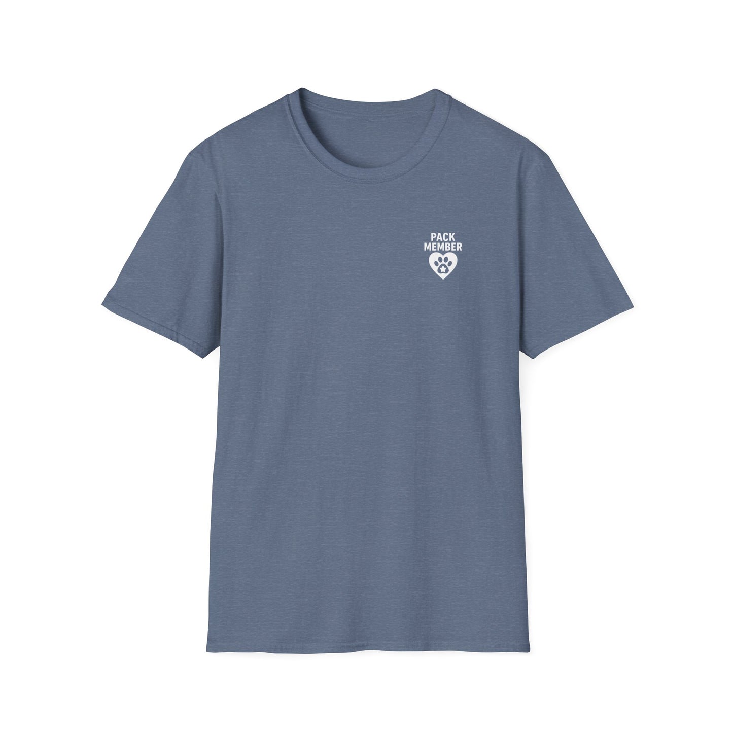 Pack Leader Dog T-Shirt – Two Sided Rescue Tee – Front Pack Member Logo – Back Pack Leader Design – Matching Family Rescue Apparel – Pitbull Dog Lover Gift – Join the Pack Shirt – Parent Pack Alpha Tee, Adult Unisex T-Shirt