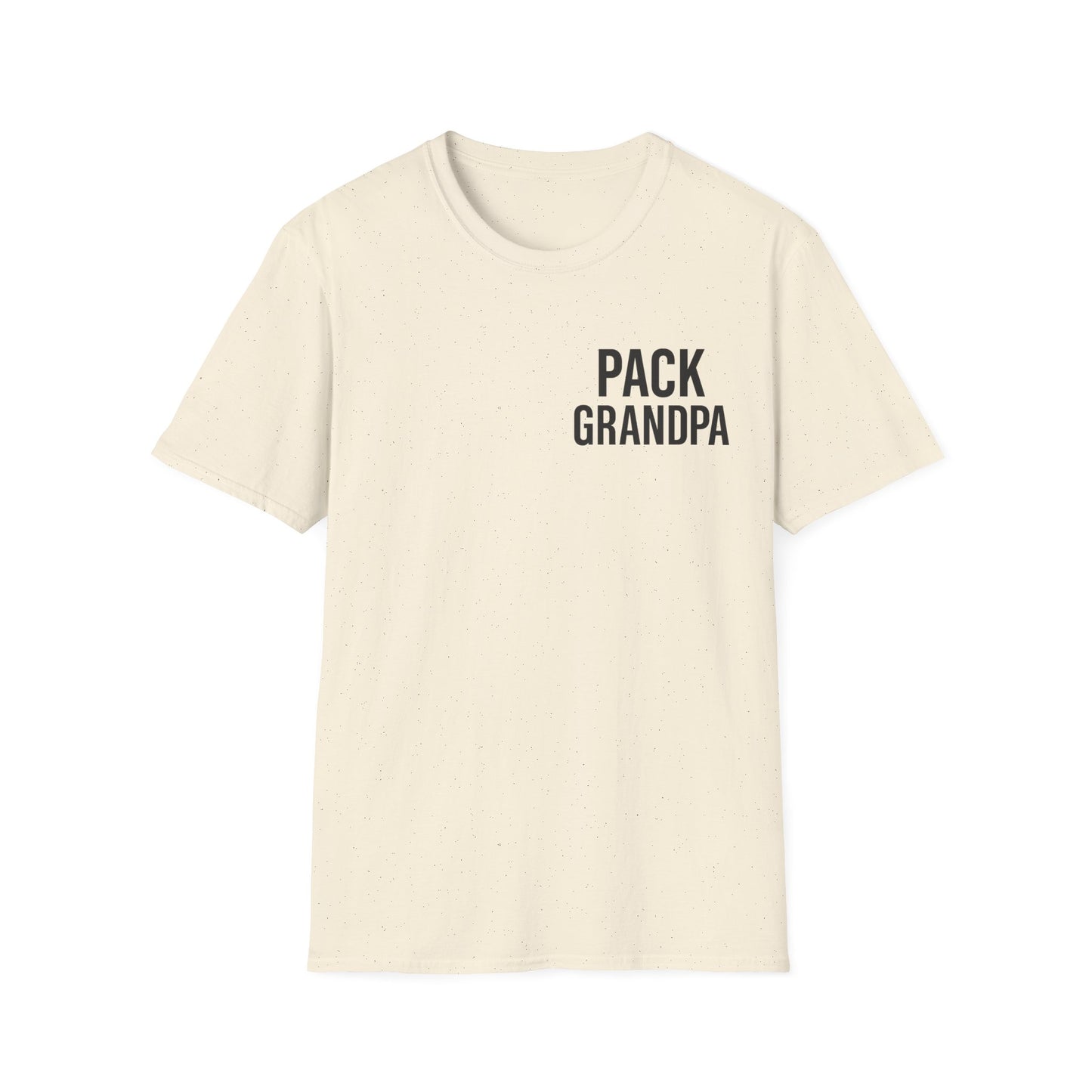 Pack Grandpa T-Shirt | Dog Rescue T-Shirt for Grandpa | Matching Family T-Shirt with Paw Print | $1 Donated to Animal Rescue, Adult Unisex T-Shirt