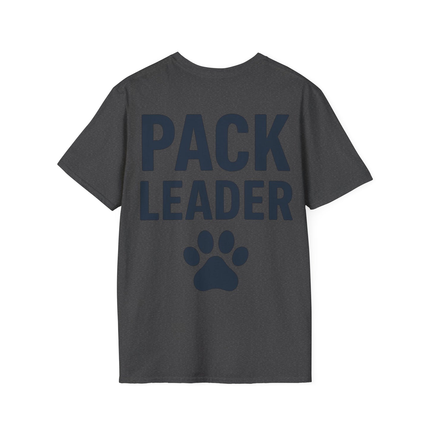 Pack Leader Dog T-Shirt – Two Sided Rescue Tee – Front Pack Member Logo – Back Pack Leader Design – Matching Family Rescue Apparel – Pitbull Dog Lover Gift – Join the Pack Shirt – Parent Pack Alpha Tee