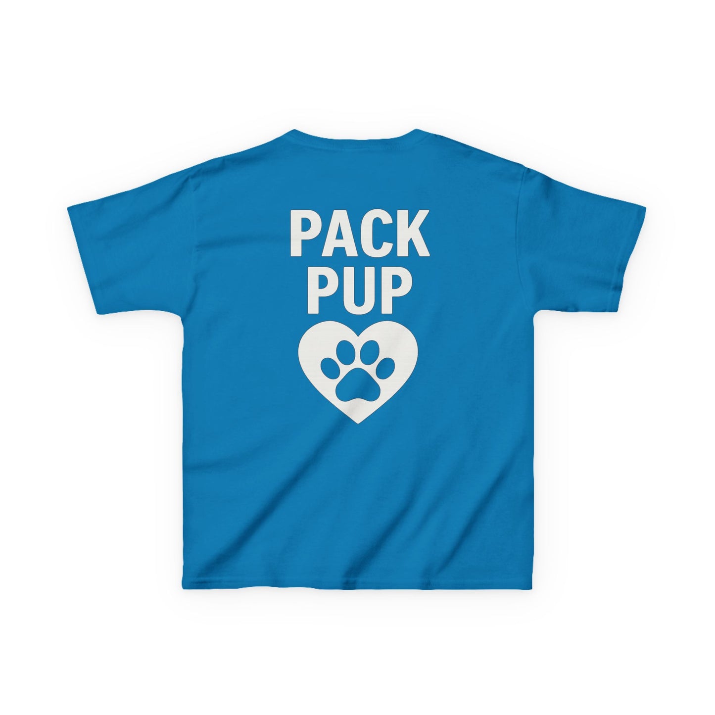 Pack Pup Youth Dog Shirt – Matching Family Rescue Tee – Front Pack Member Logo – Back Pack Pup Design – Gildan 5000B Heavy Cotton – Kid’s Two-Sided Rescue Shirt – Animal Shelter Support – Dog Lover Gift – Pack Collection, Adult Unisex T-Shirt