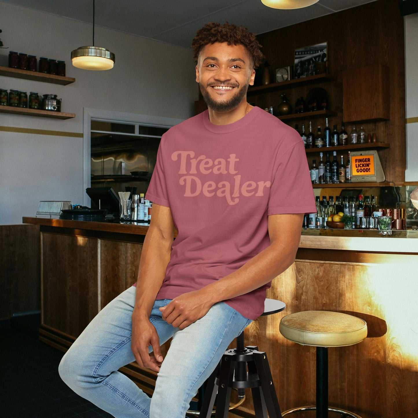 Treat Dealer Dog Lover Adult Unisex Comfort Colors 1717 T-Shirt