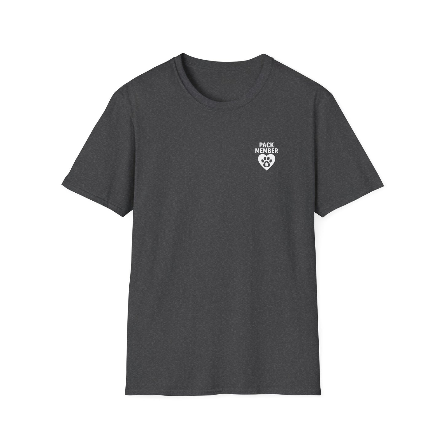 Healing Hearts Dog Shirt – Pitbull Rescue Tee – Pack Member Design, Adult Unisex T-Shirt