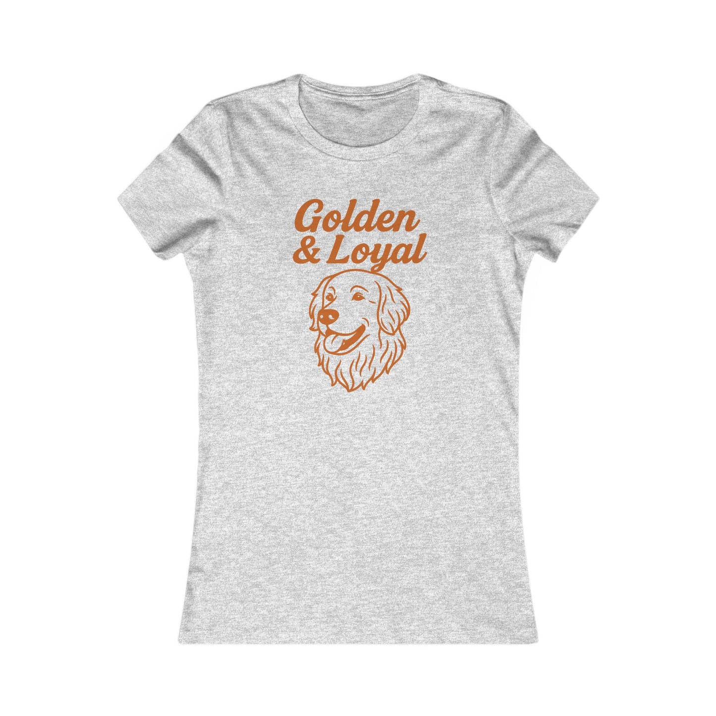 Golden & Loyal Dog Lover's Tee, Cute Pet Shirt, Gift for Dog Mom, Animal Lover Top, Comfy Women's T-Shirt, Adult Unisex T-Shirt