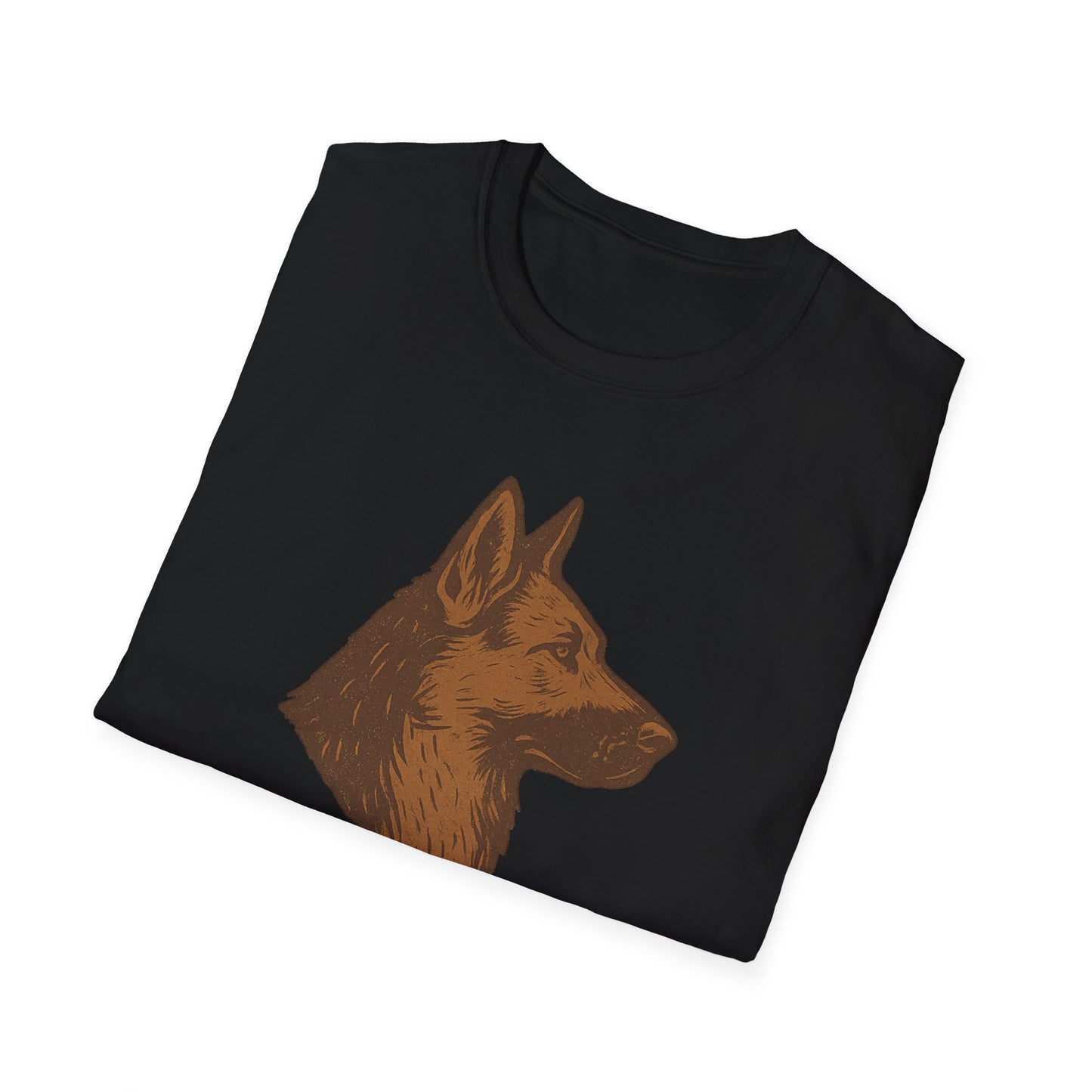 Proud Grand-Paw German Shepherd Vintage T-Shirt – Rustic Dog Grandpa Tee for German Shepherd Lovers, Adult Unisex T-Shirt