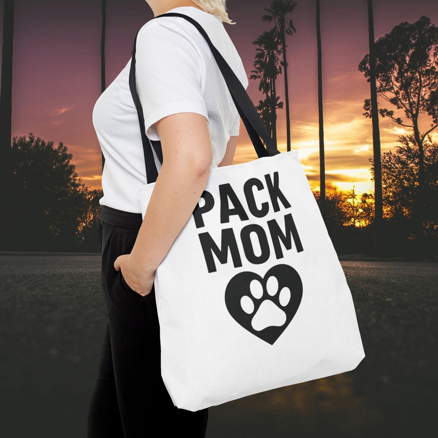 Pack Mom Tote Bag | Pet Lover Gift | Canvas Shopping Bag | Eco-Friendly Tote | Dog Mom Accessory | Animal Lover Essentials, Adult Unisex T-Shirt
