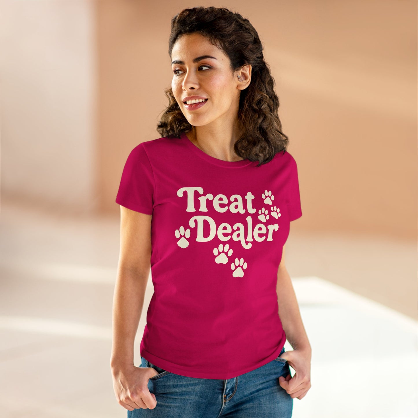 Treat Dealer Dog Lover Adult Women’s Gildan 5000L T-shirt
