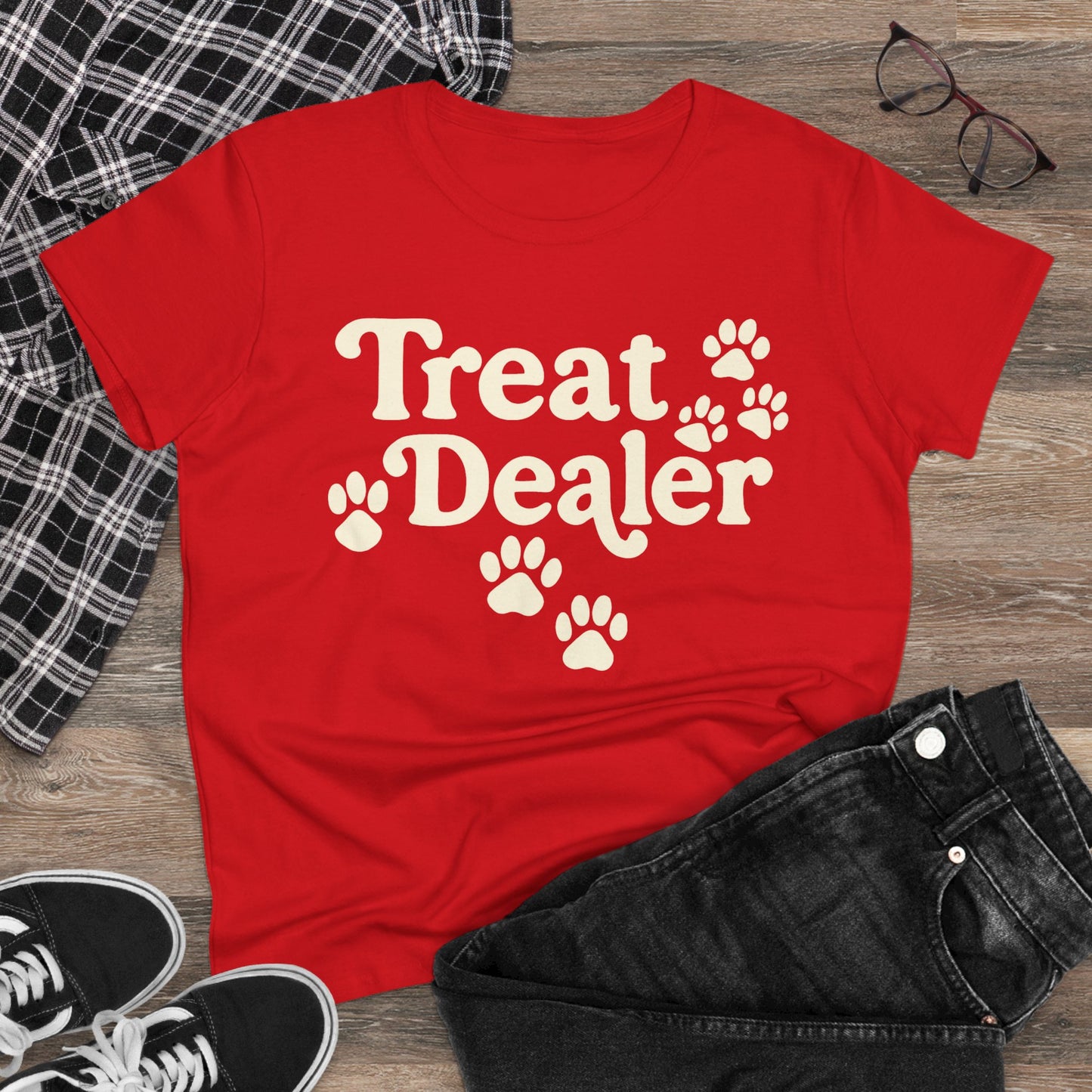 Treat Dealer Dog Lover Adult Women’s Gildan 5000L T-shirt