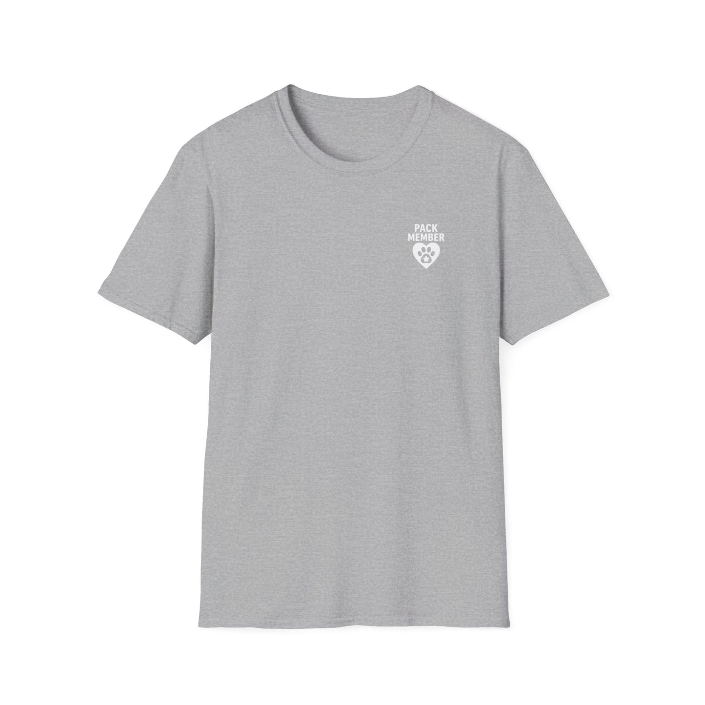 Pack Leader Dog T-Shirt – Two Sided Rescue Tee – Front Pack Member Logo – Back Pack Leader Design – Matching Family Rescue Apparel – Pitbull Dog Lover Gift – Join the Pack Shirt – Parent Pack Alpha Tee, Adult Unisex T-Shirt