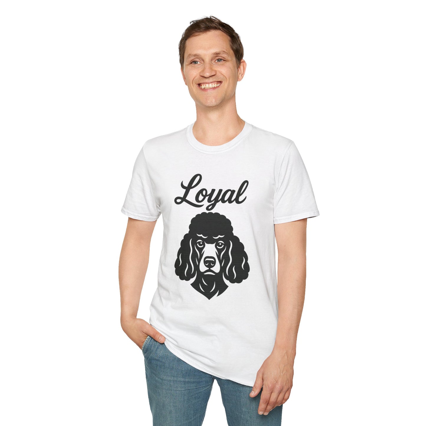 Loyal Poodle T-Shirt – Unisex Dog Lover Shirt for Adults Who Love Poodles
