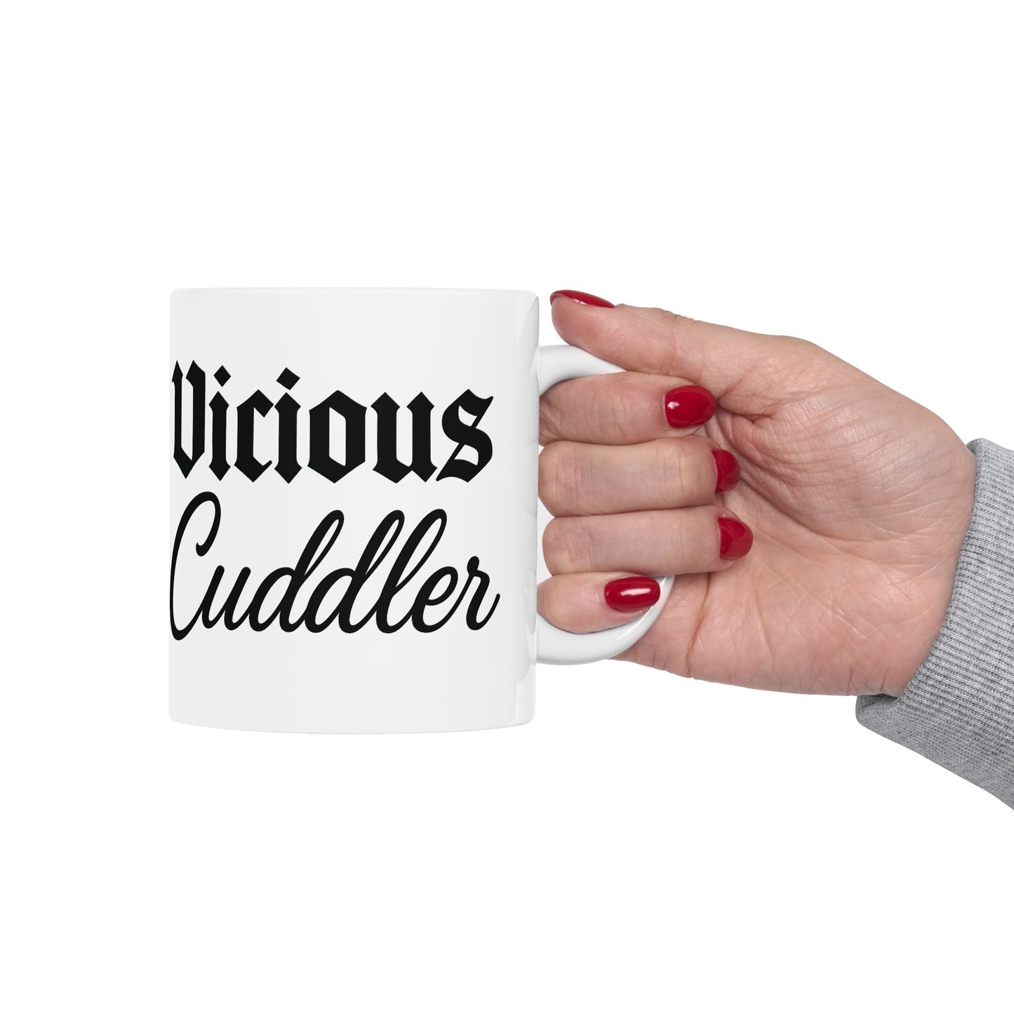 Vicious Cuddler Ceramic Mug - Unique Coffee Cup for Pet Lovers, Cute Gift for Birthdays and Holidays, Funny Drinking Mug, Adult Unisex T-Shirt