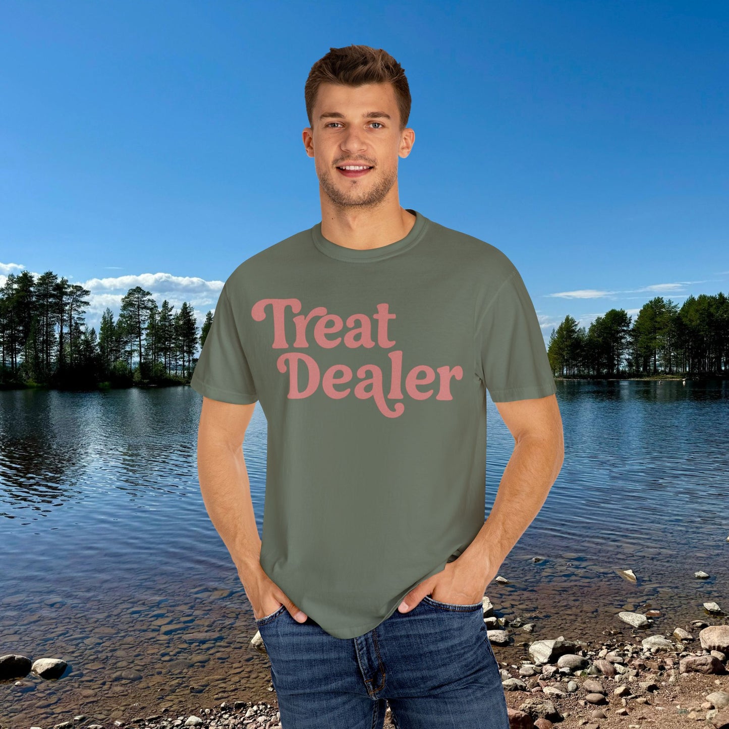Treat Dealer Dog Lover Adult Unisex Comfort Colors 1717 T-Shirt