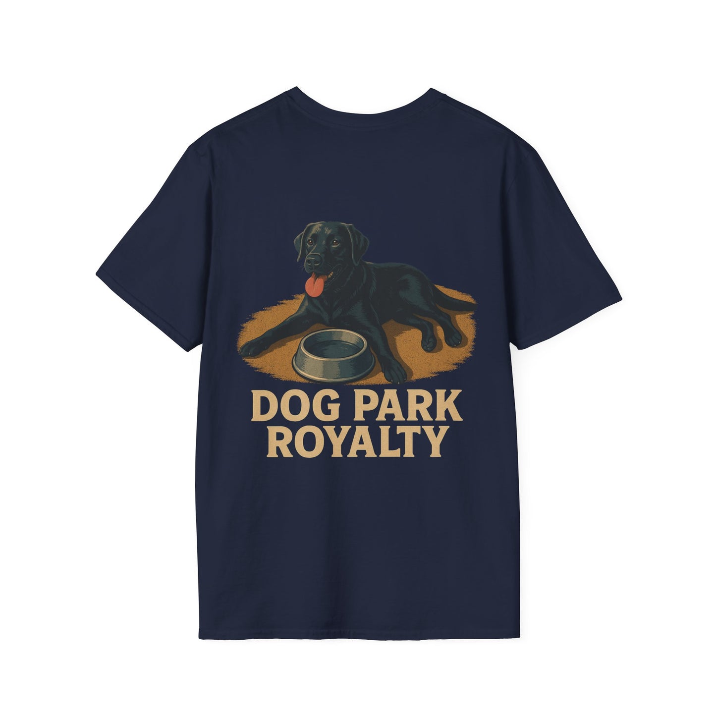 Dog Park Royalty T-Shirt for Dog Lovers – Funny Black Lab Graphic Tee | Rescue Dog Park Shirt for Men & Women | Animal Rescue Apparel, Adult Unisex T-Shirt