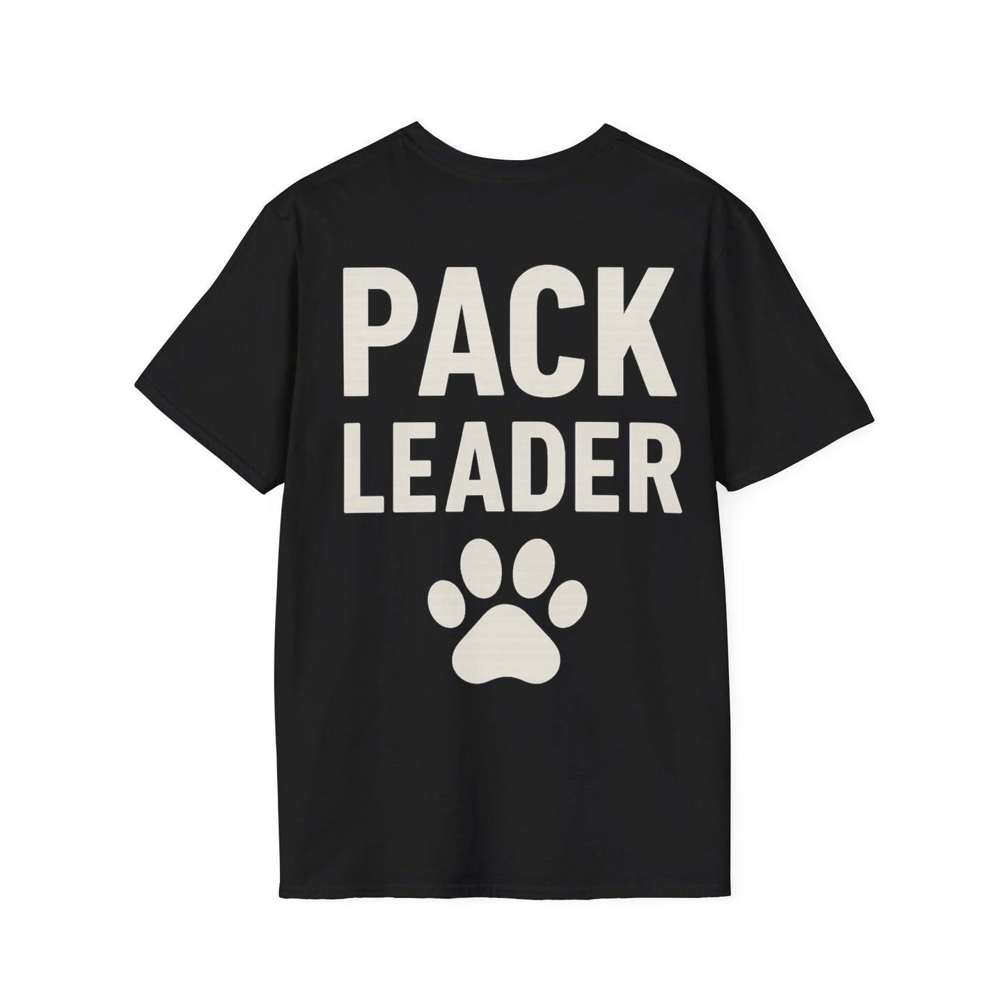 Pack Leader Dog T-Shirt – Two Sided Rescue Tee – Front Pack Member Logo – Back Pack Leader Design – Matching Family Rescue Apparel – Pitbull Dog Lover Gift – Join the Pack Shirt – Parent Pack Alpha Tee, Adult Unisex T-Shirt