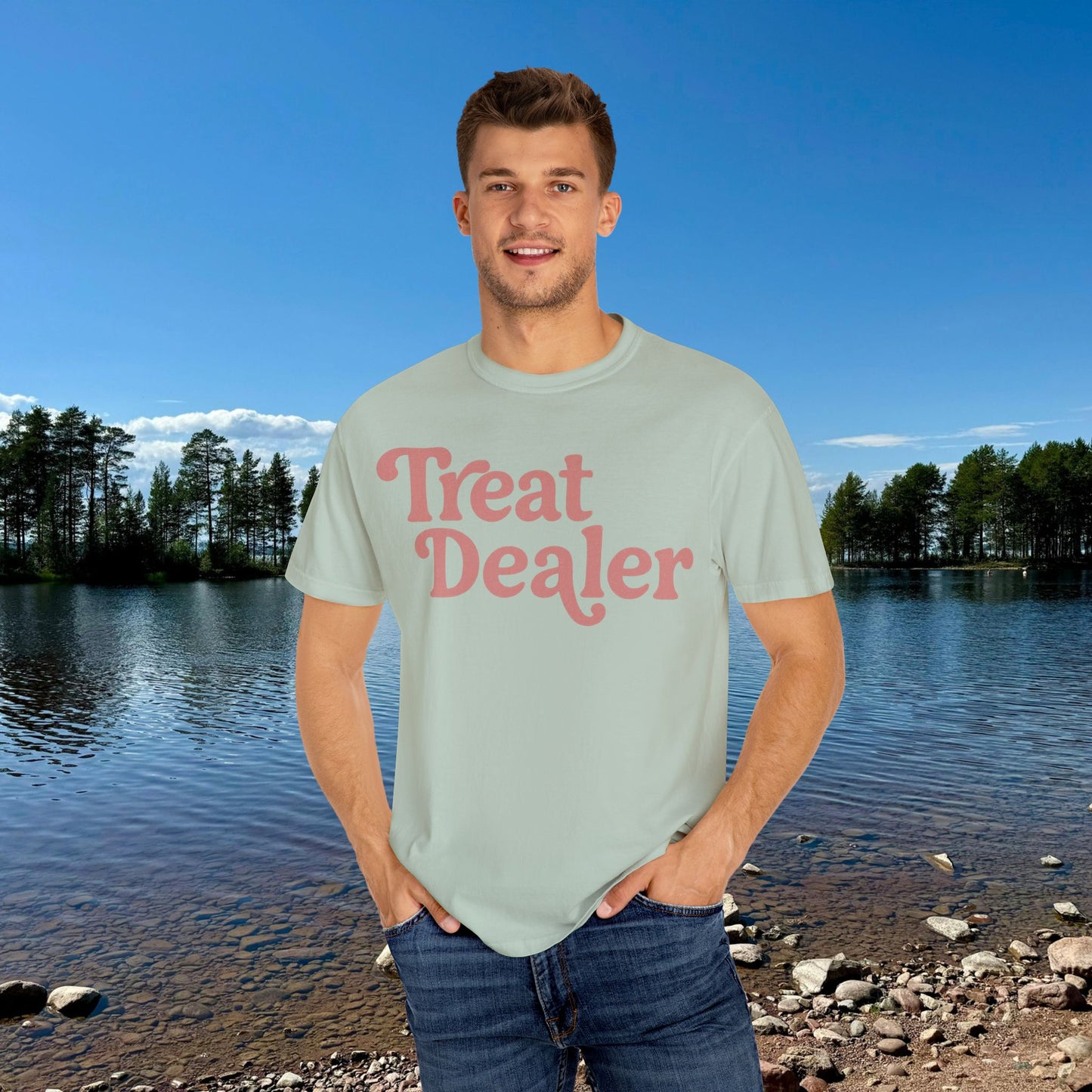 Treat Dealer Dog Lover Adult Unisex Comfort Colors 1717 T-Shirt