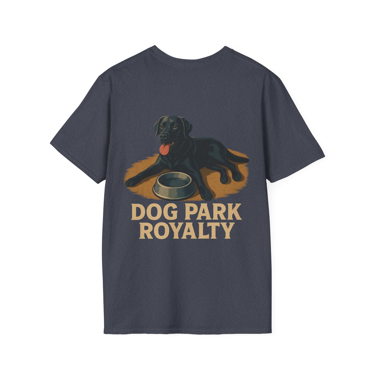 Dog Park Royalty T-Shirt for Dog Lovers – Funny Black Lab Graphic Tee | Rescue Dog Park Shirt for Men & Women | Animal Rescue Apparel, Adult Unisex T-Shirt