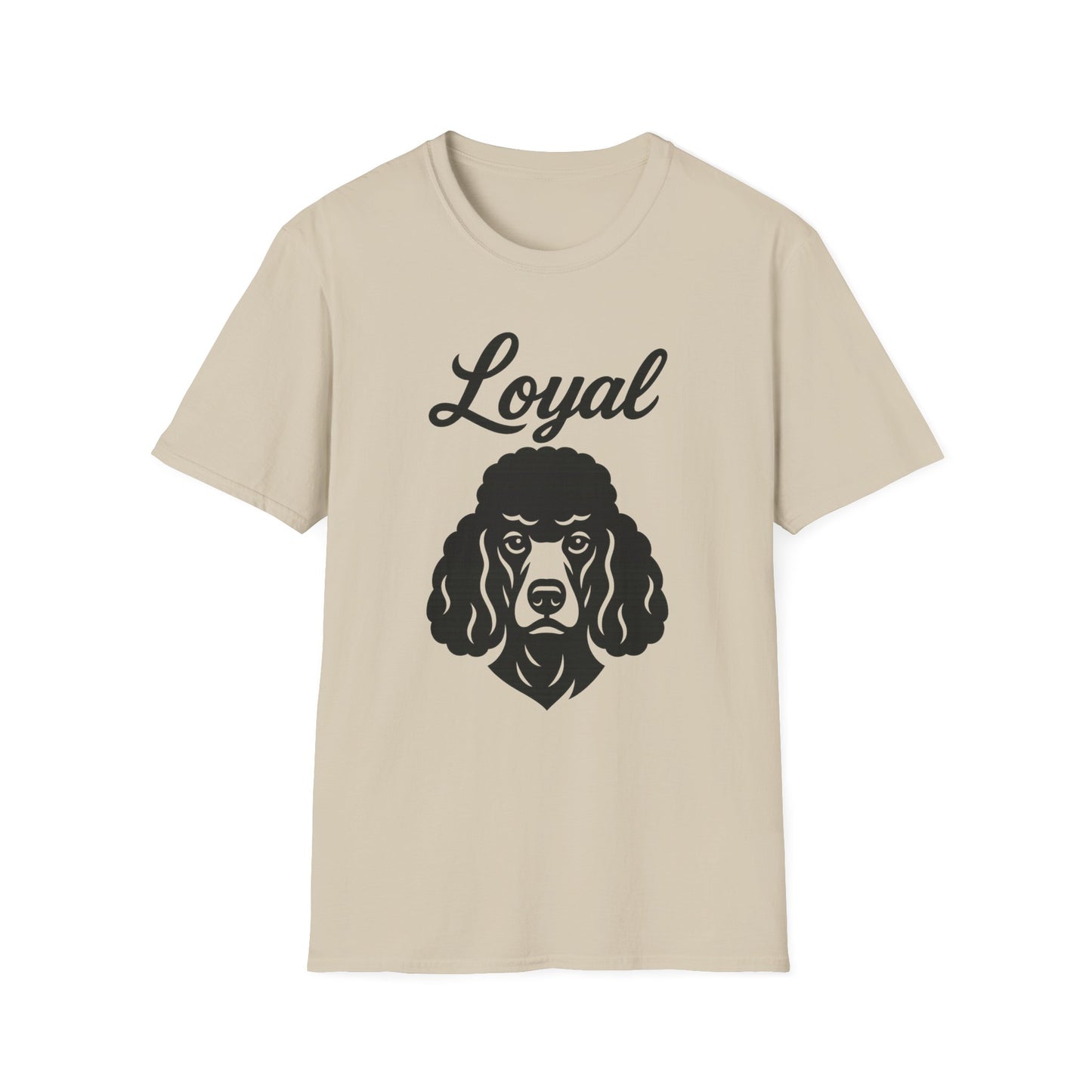 Loyal Poodle T-Shirt – Unisex Dog Lover Shirt for Adults Who Love Poodles