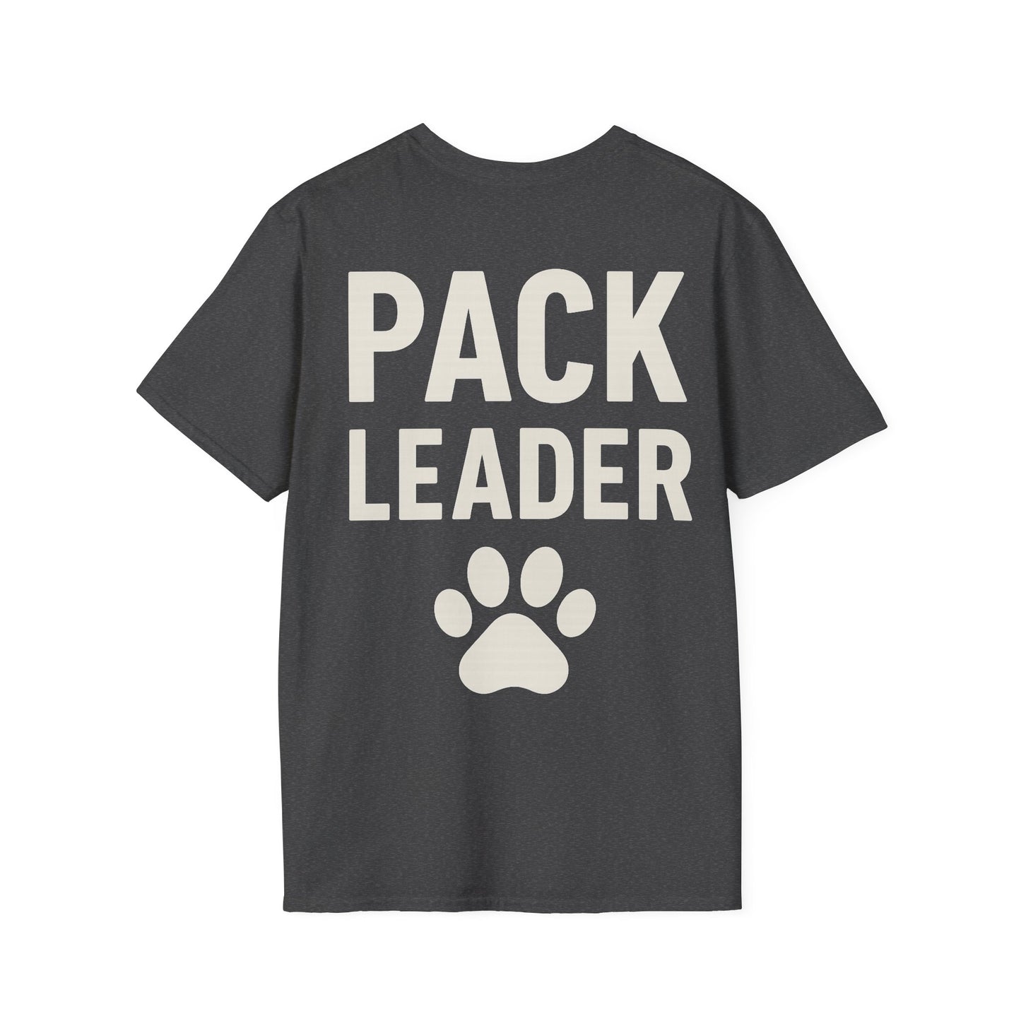 Pack Leader Dog T-Shirt – Two Sided Rescue Tee – Front Pack Member Logo – Back Pack Leader Design – Matching Family Rescue Apparel – Pitbull Dog Lover Gift – Join the Pack Shirt – Parent Pack Alpha Tee, Adult Unisex T-Shirt