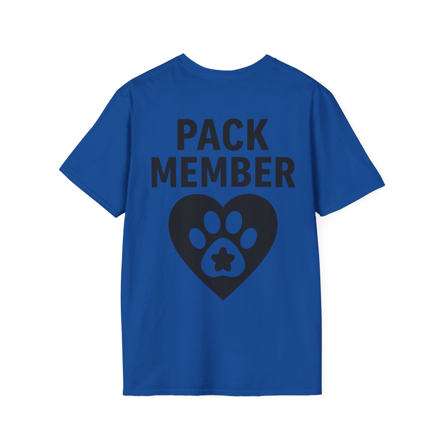 Pack Member Dog Shirt – Two Sided Rescue Tee – Front and Back Pack Member Logo – Black or White Print Options – Matching Family Rescue Apparel – Pitbull Dog Lover Gift – Animal Shelter Support – Adopt Don’t Shop Tee, Adult Unisex T-Shirt