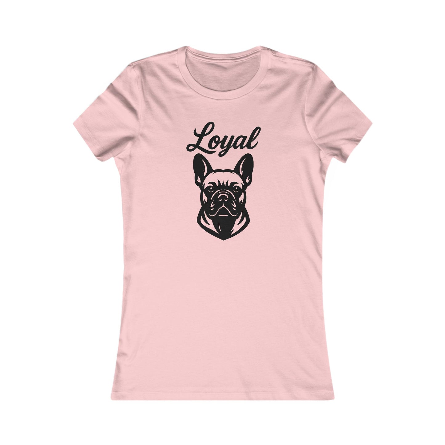 Loyal French Bulldog Tee, Dog Lover Gift, Casual Women's T-Shirt, Pet Owner Apparel, Animal Enthusiast Shirt, Adult Unisex T-Shirt