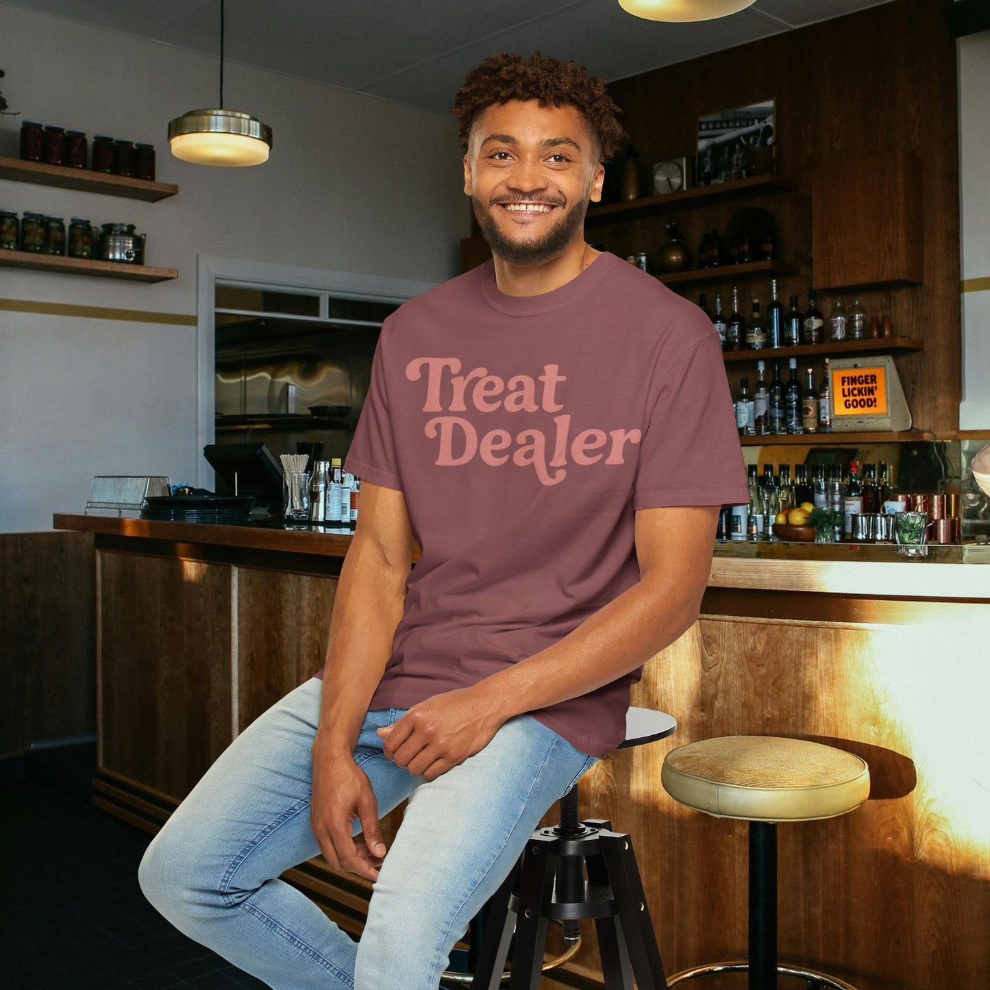 Treat Dealer Dog Lover Adult Unisex Comfort Colors 1717 T-Shirt