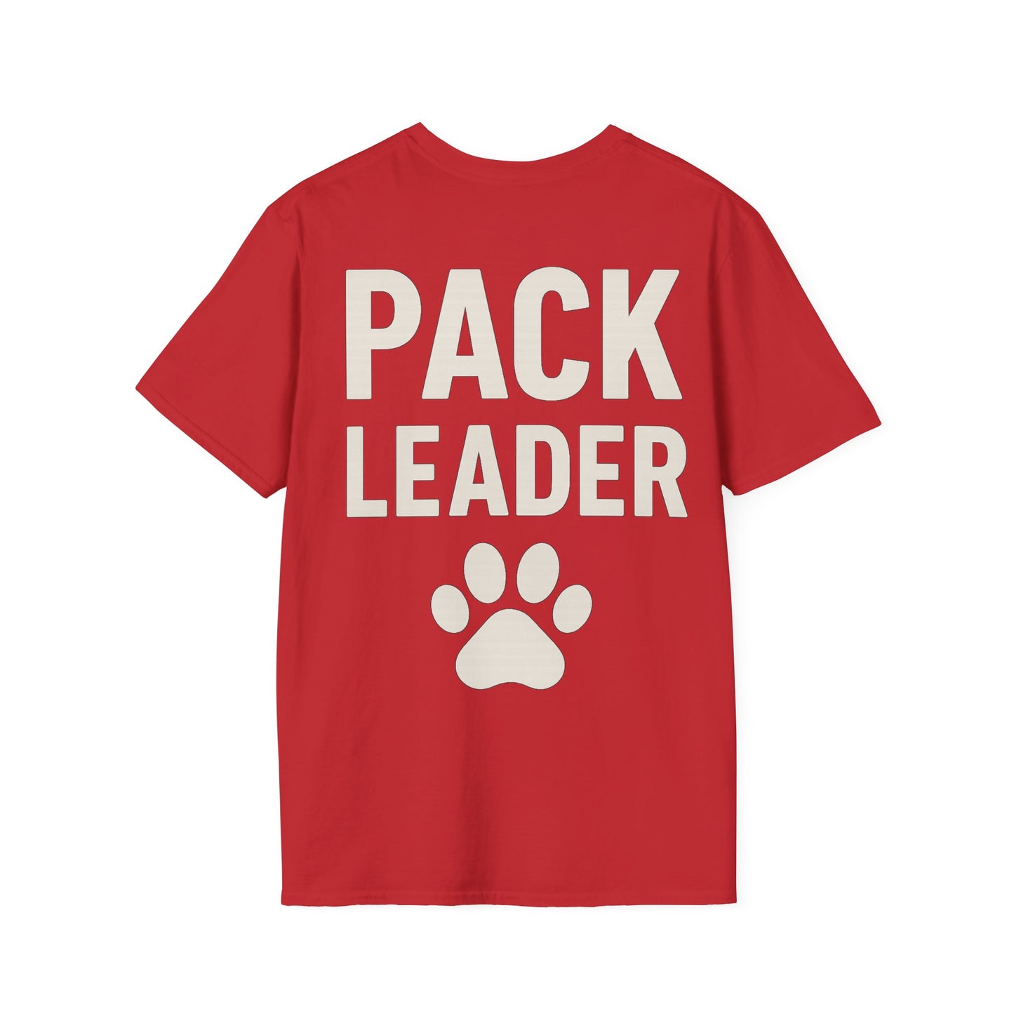 Pack Leader Dog T-Shirt – Two Sided Rescue Tee – Front Pack Member Logo – Back Pack Leader Design – Matching Family Rescue Apparel – Pitbull Dog Lover Gift – Join the Pack Shirt – Parent Pack Alpha Tee, Adult Unisex T-Shirt