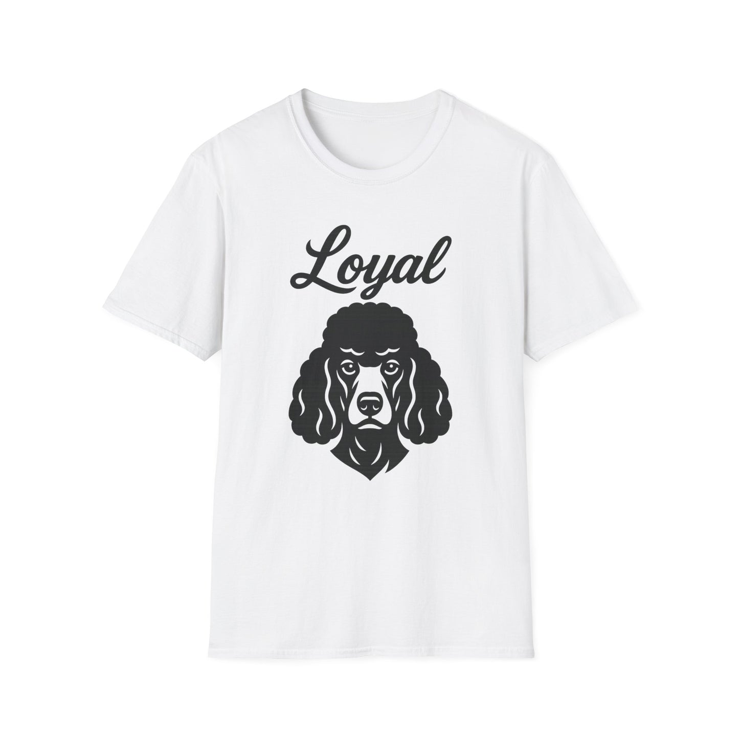 Loyal Poodle T-Shirt – Unisex Dog Lover Shirt for Adults Who Love Poodles