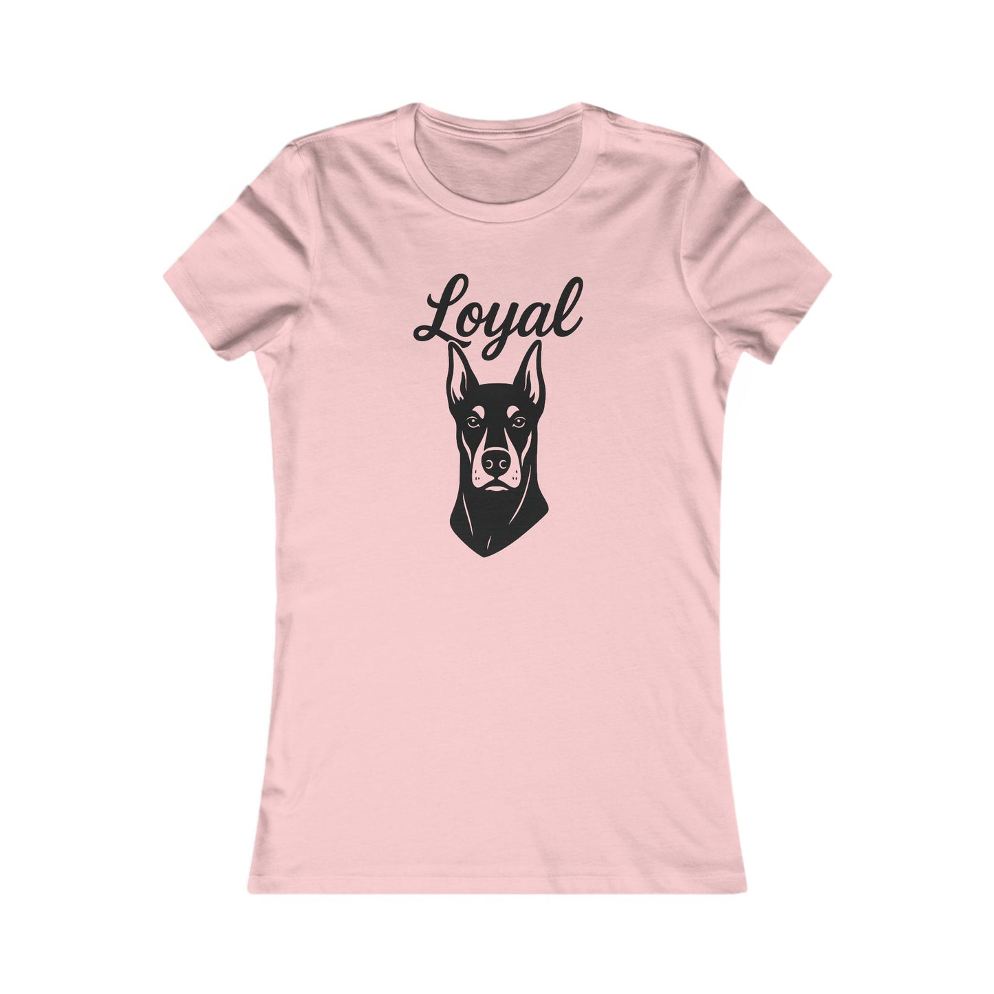Loyal Doberman Pinscher Dog Lover's Tee, Gift for Dog Owners, Cute Pet Shirt, Animal Lover Apparel, Casual Everyday Wear, Adult Unisex T-Shirt