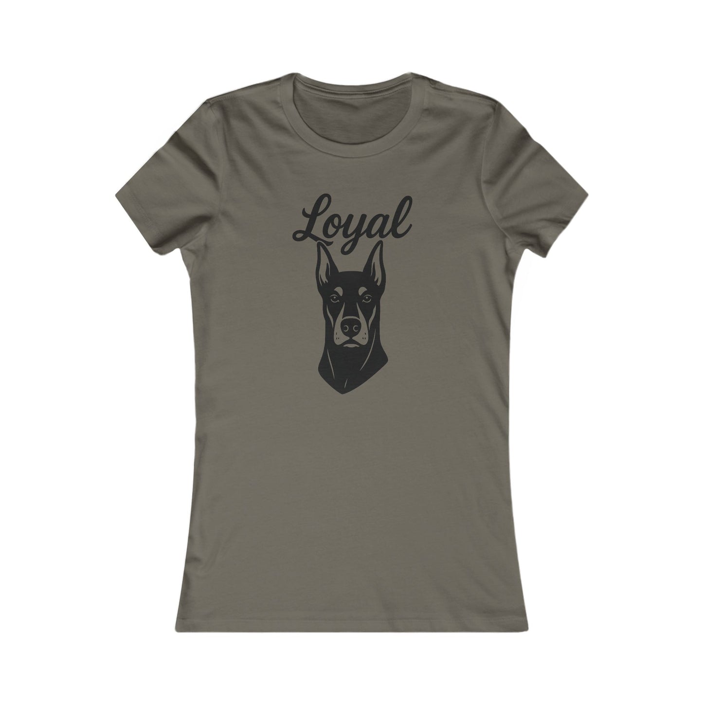 Loyal Doberman Pinscher Dog Lover's Tee, Gift for Dog Owners, Cute Pet Shirt, Animal Lover Apparel, Casual Everyday Wear, Adult Unisex T-Shirt