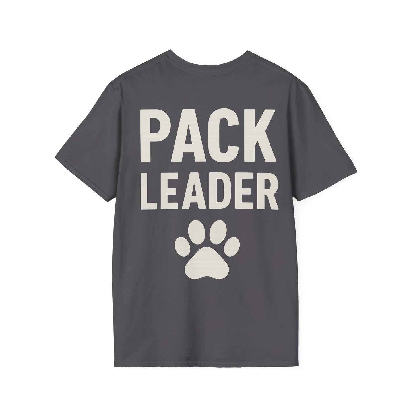 Pack Leader Dog T-Shirt – Two Sided Rescue Tee – Front Pack Member Logo – Back Pack Leader Design – Matching Family Rescue Apparel – Pitbull Dog Lover Gift – Join the Pack Shirt – Parent Pack Alpha Tee, Adult Unisex T-Shirt