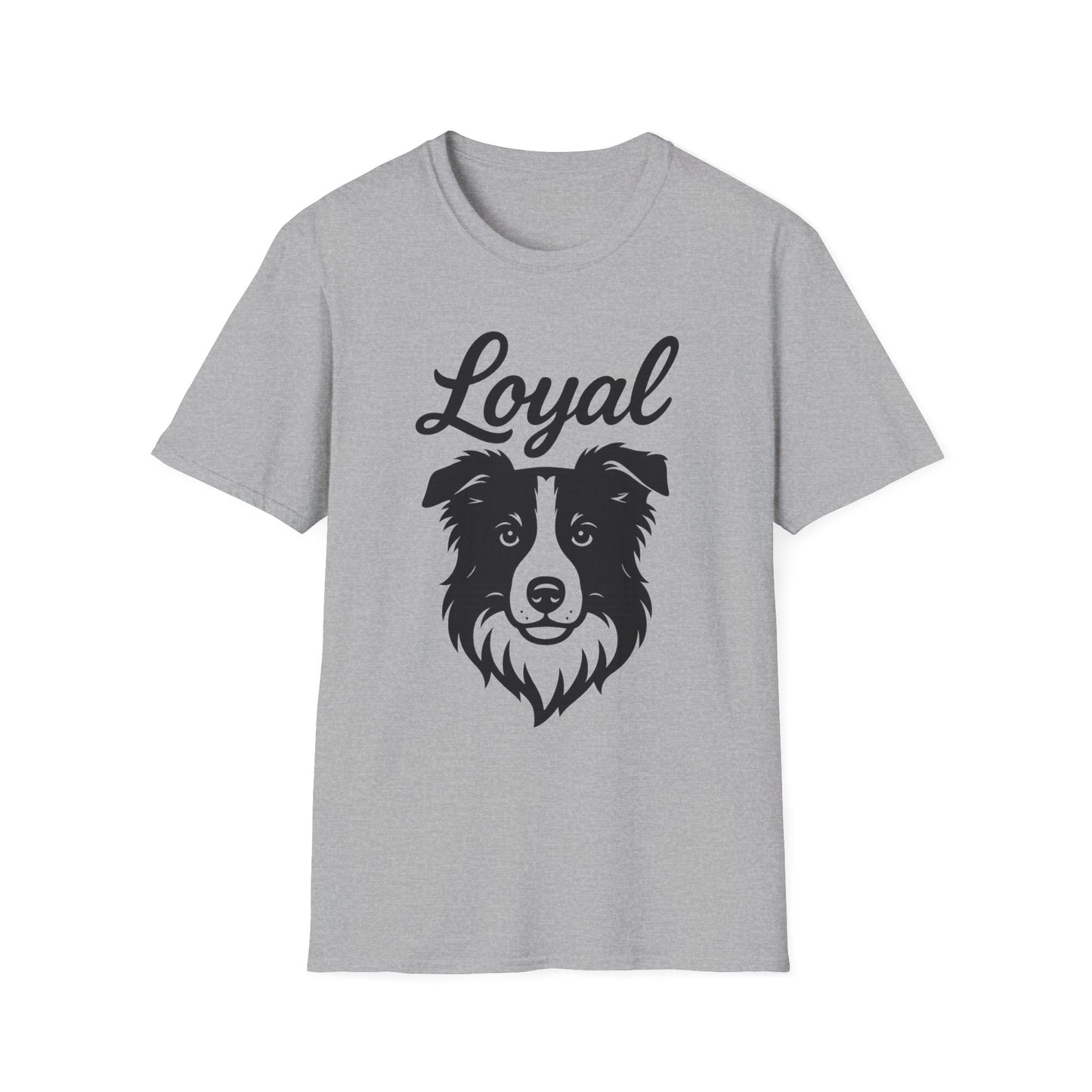 Loyal Border Collie T-Shirt – Dog Lover Gift for Herding Breed Fans, Pet Owner Apparel, Animal Rescue Support Tee, Adult Unisex T-Shirt