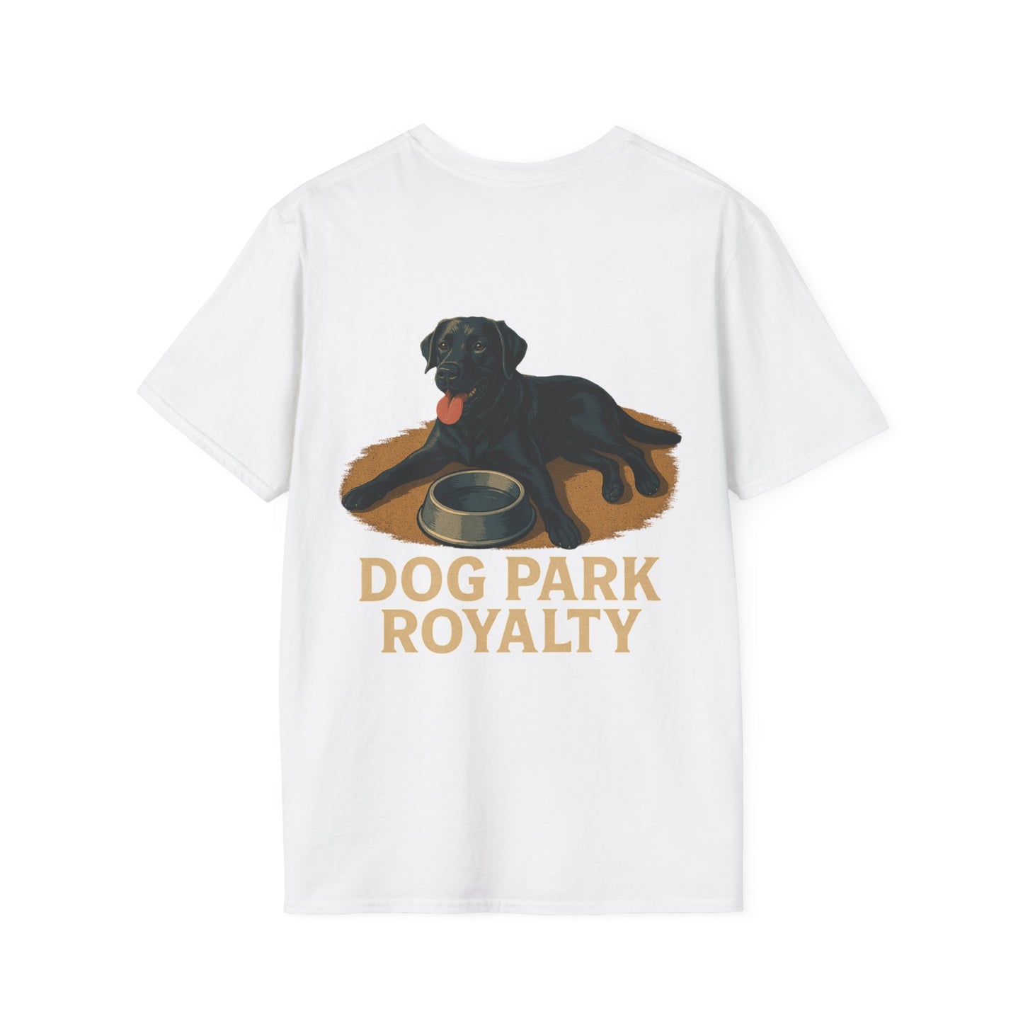Dog Park Royalty T-Shirt for Dog Lovers – Funny Black Lab Graphic Tee | Rescue Dog Park Shirt for Men & Women | Animal Rescue Apparel, Adult Unisex T-Shirt