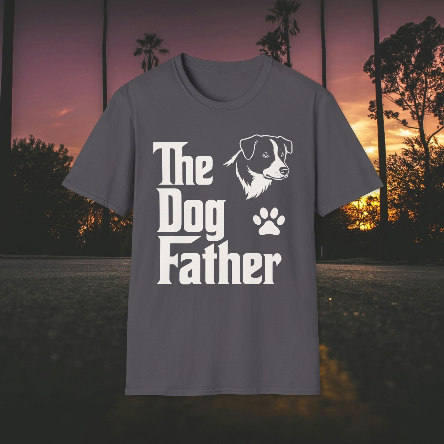 The Dog Father Unisex Adult T-Shirt, Pet Lover Gift, Dog Dad Apparel, Father's Day Gift, Casual Dog T-Shirt