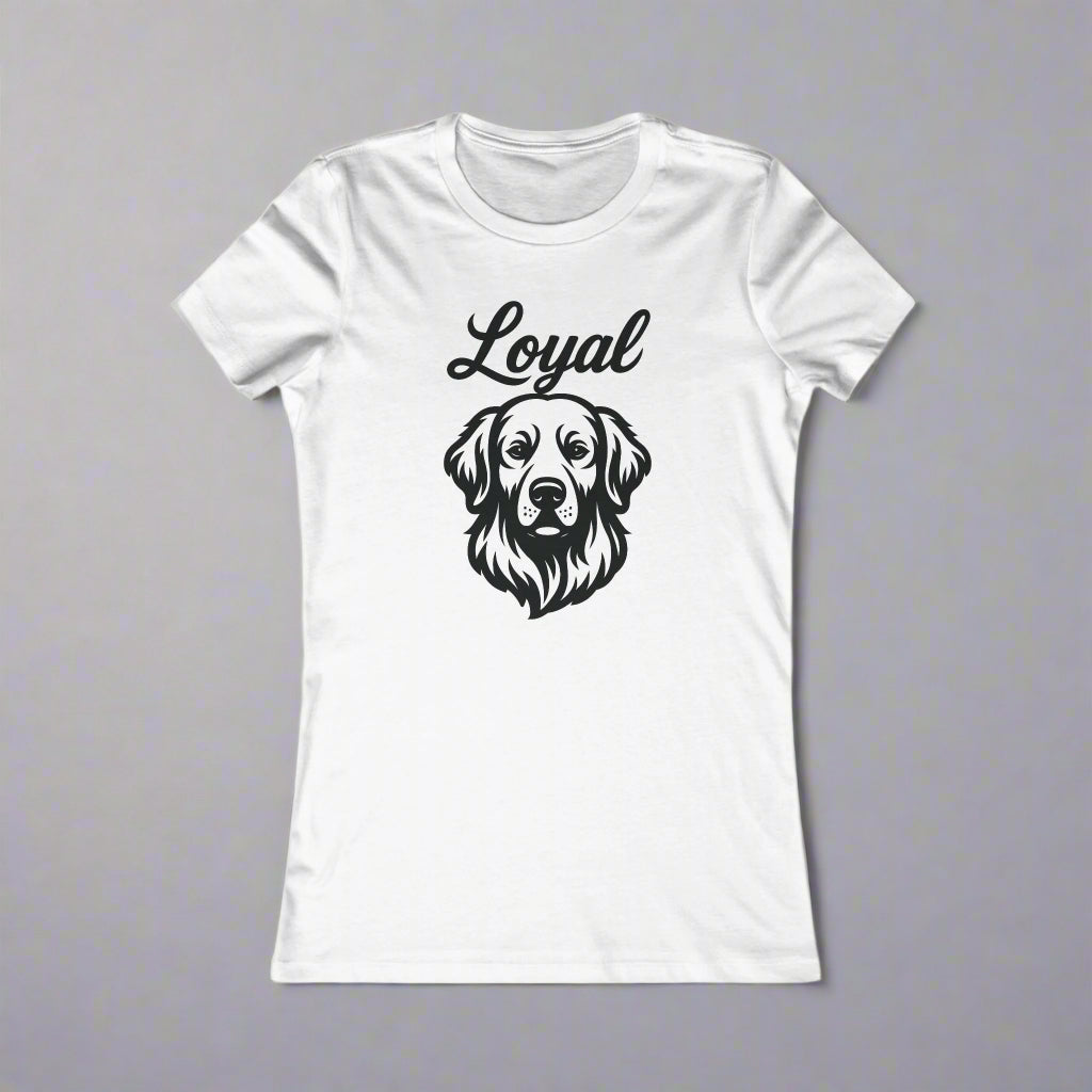 Loyal Golden Retriever Dog Lover Tee, Pet Owner Gift, Animal Lover Shirt, Casual Wear, Birthday Gift, Unisex Top, Everyday Style, Adult Unisex T-Shirt