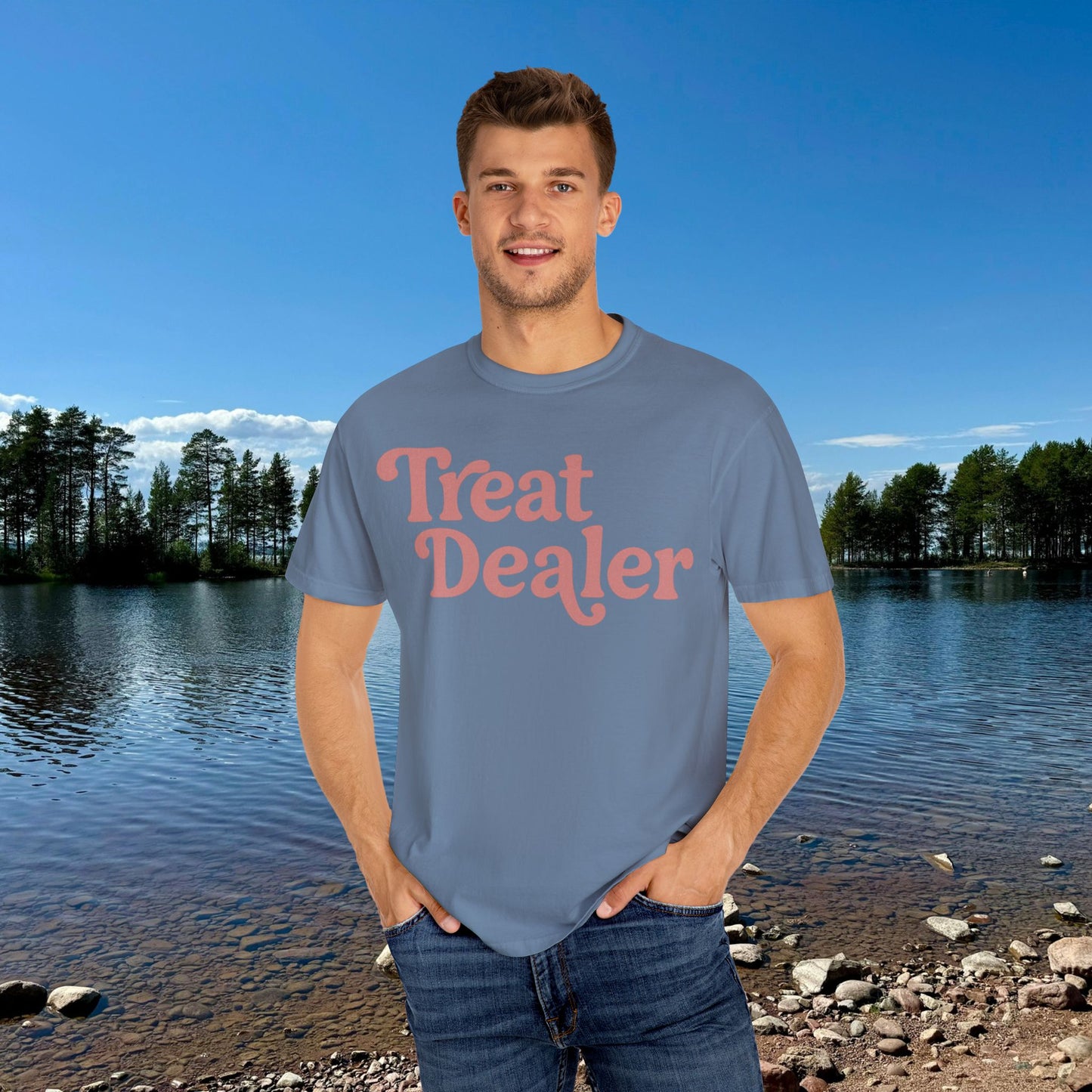 Treat Dealer Dog Lover Adult Unisex Comfort Colors 1717 T-Shirt
