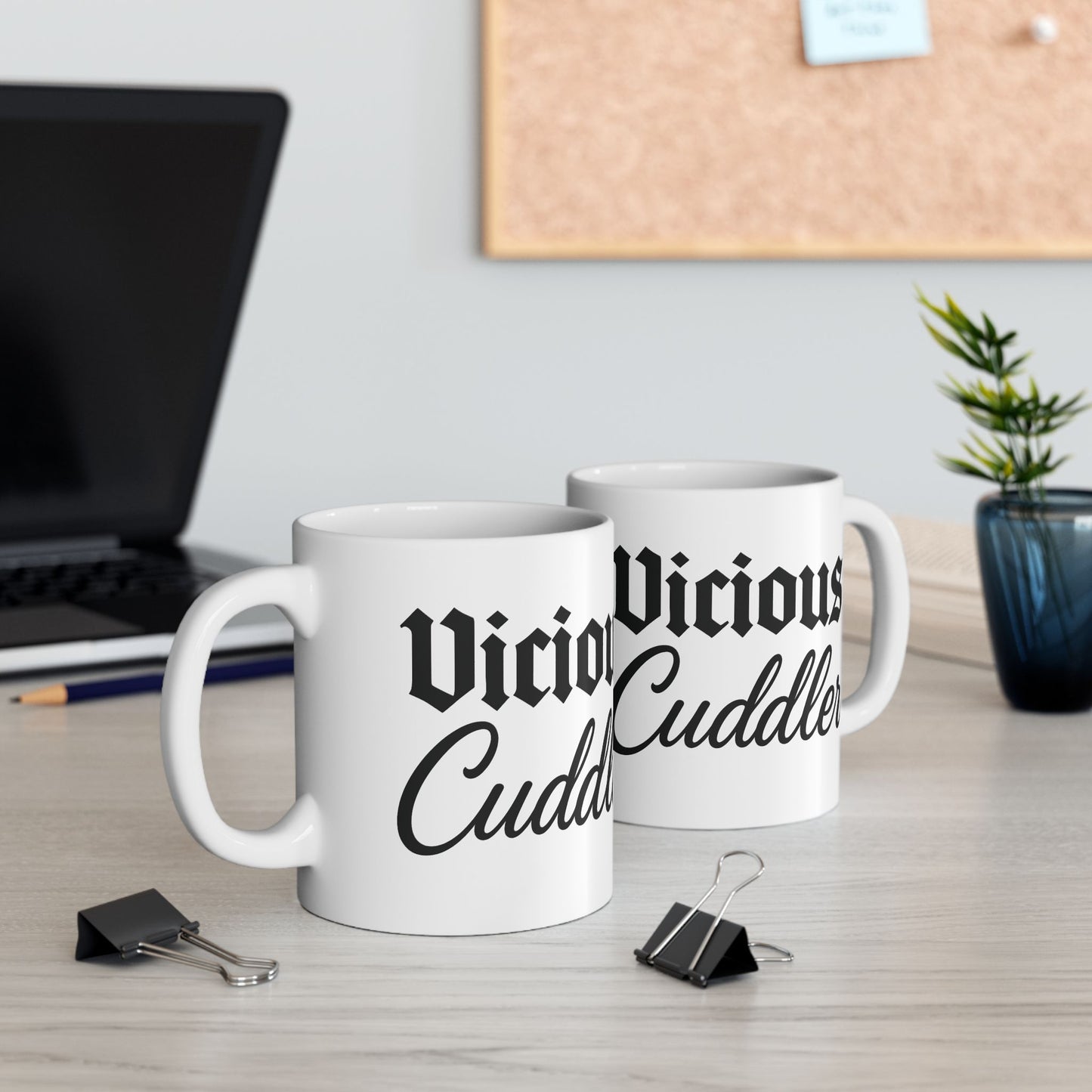 Vicious Cuddler Ceramic Mug - Unique Coffee Cup for Pet Lovers, Cute Gift for Birthdays and Holidays, Funny Drinking Mug, Adult Unisex T-Shirt