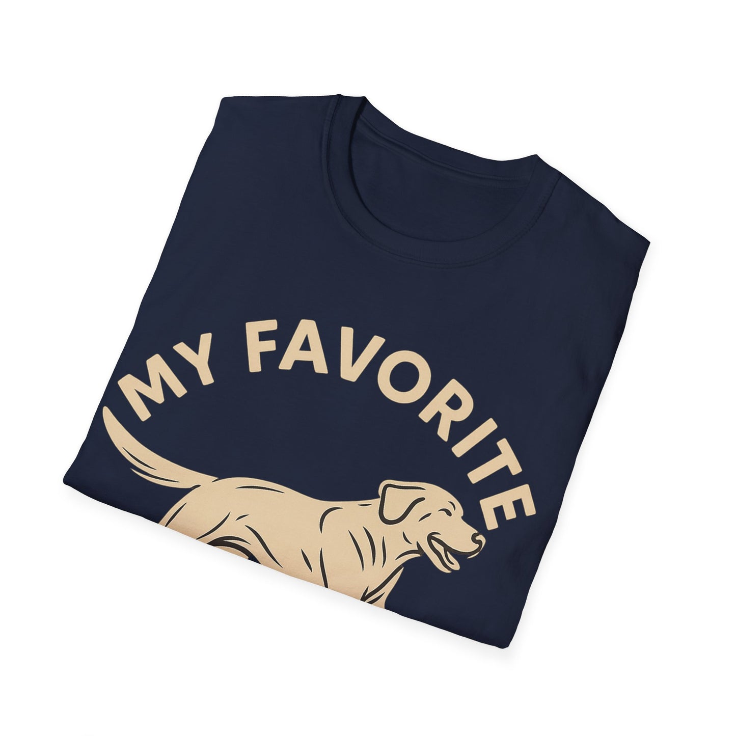 My Favorite Workout Buddy T-Shirt – Athletic Labrador Dog Graphic Tee – Dog Lover Fitness Shirt – Rescue Dog Gift – Workout With My Dog Tee – Adopted and Adored Apparel, Adult Unisex T-Shirt