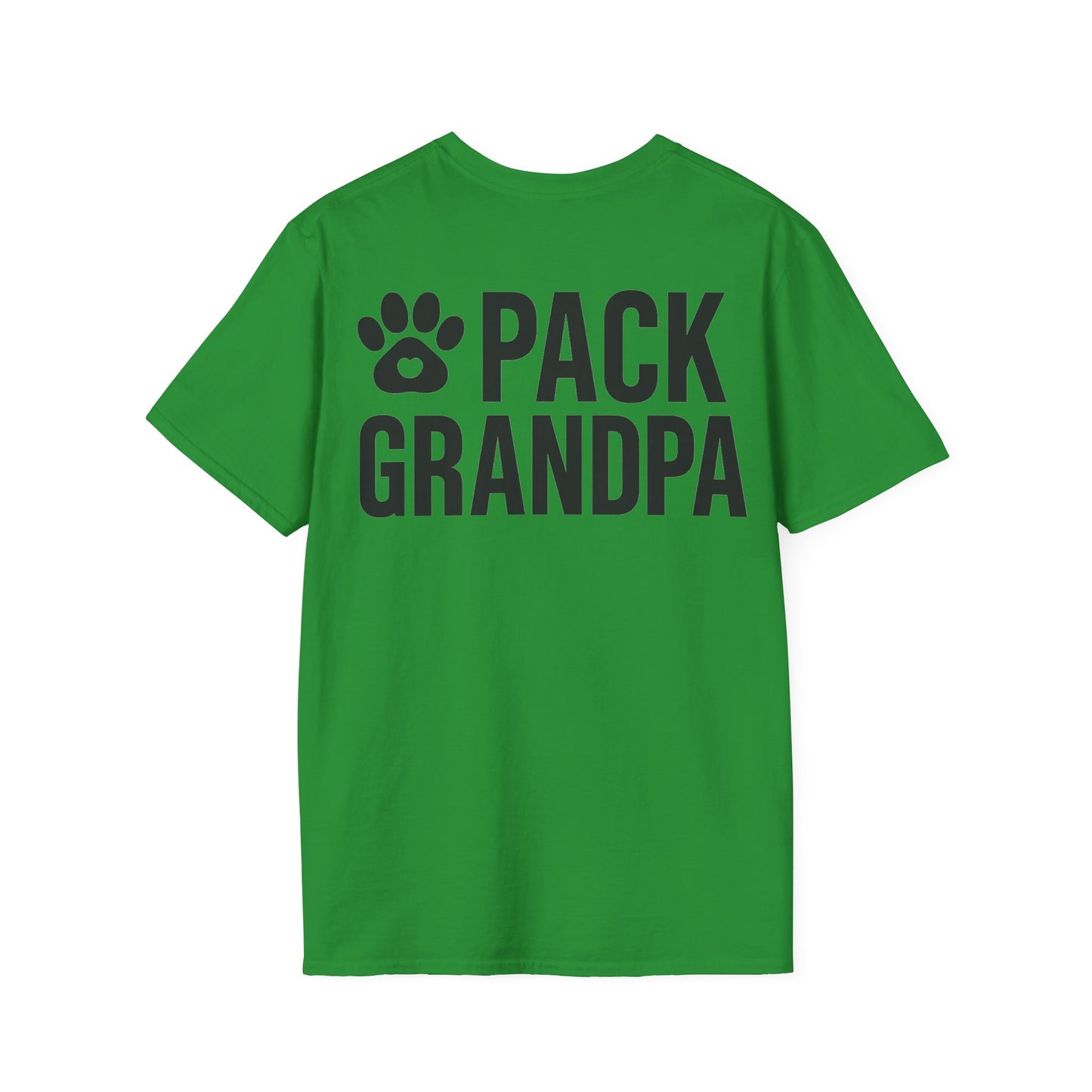Pack Grandpa T-Shirt | Dog Rescue T-Shirt for Grandpa | Matching Family T-Shirt with Paw Print | $1 Donated to Animal Rescue, Adult Unisex T-Shirt