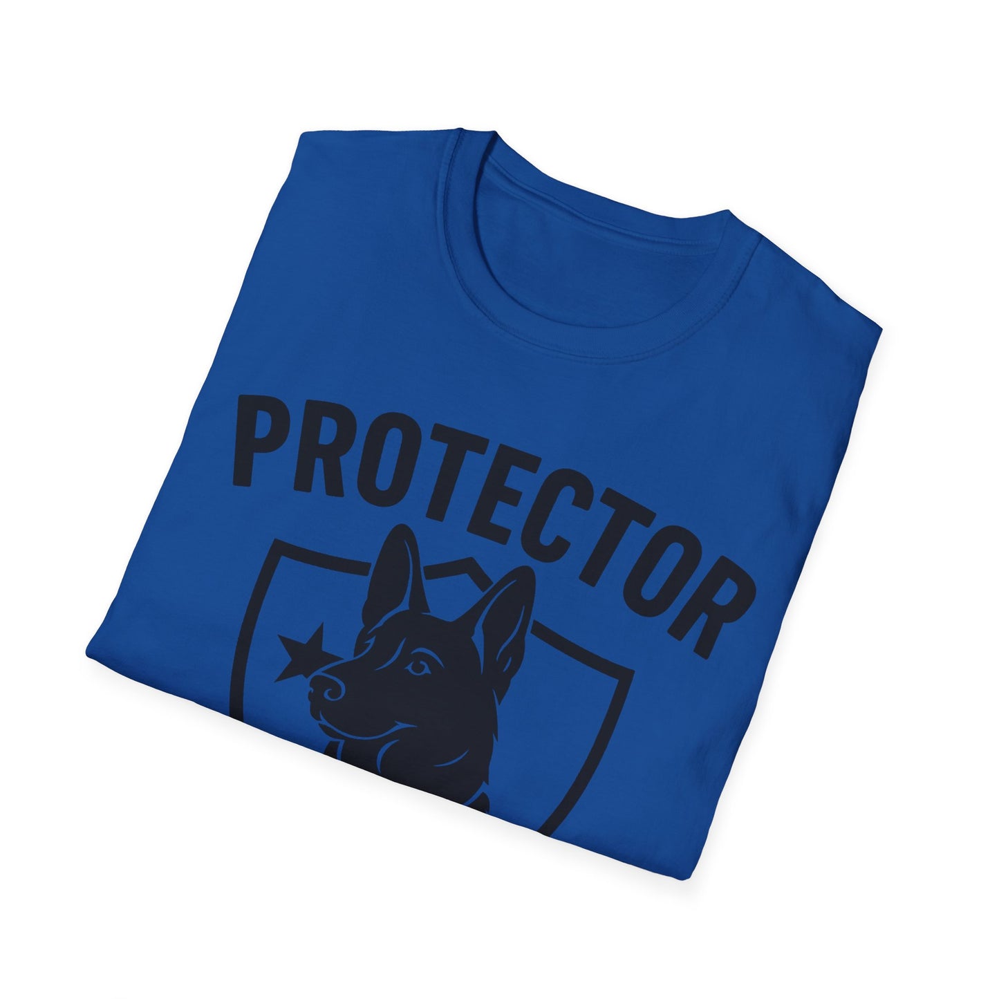 Protector Companion Rescue Hero Shirt – Patriotic Dog Lover T-Shirt – Dog Rescue USA Flag Inspired Tee – Military Style Dog Parent Gift – Adopted and Adored Apparel, Adult Unisex T-Shirt