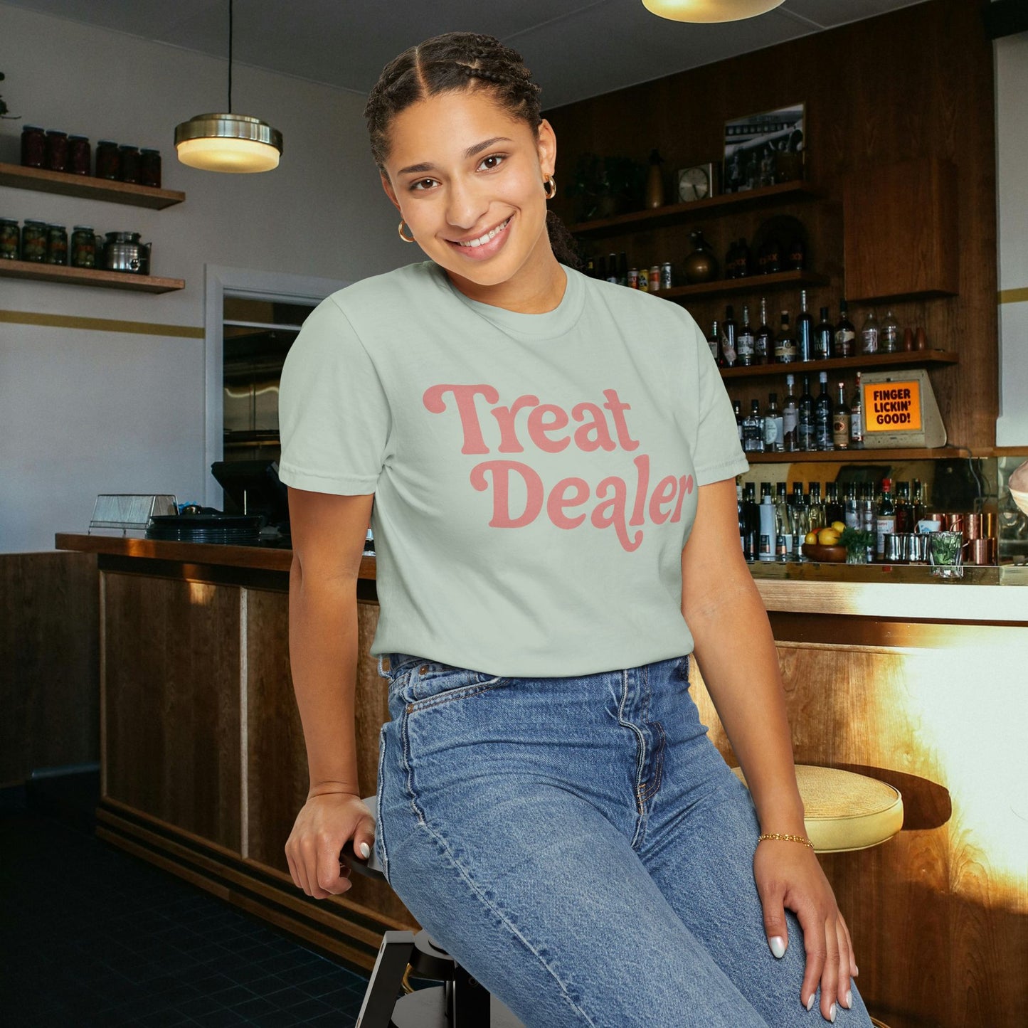 Treat Dealer Dog Lover Adult Unisex Comfort Colors 1717 T-Shirt