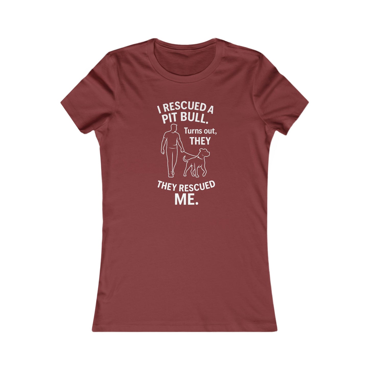 I Rescued a pit bull turns out they rescued me Women's T-t-shirt | Dog Lover Shirt | Animal Rescue Gift | Pet Adoption T-Shirt | Adoption Awareness Apparel, Adult Unisex T-Shirt